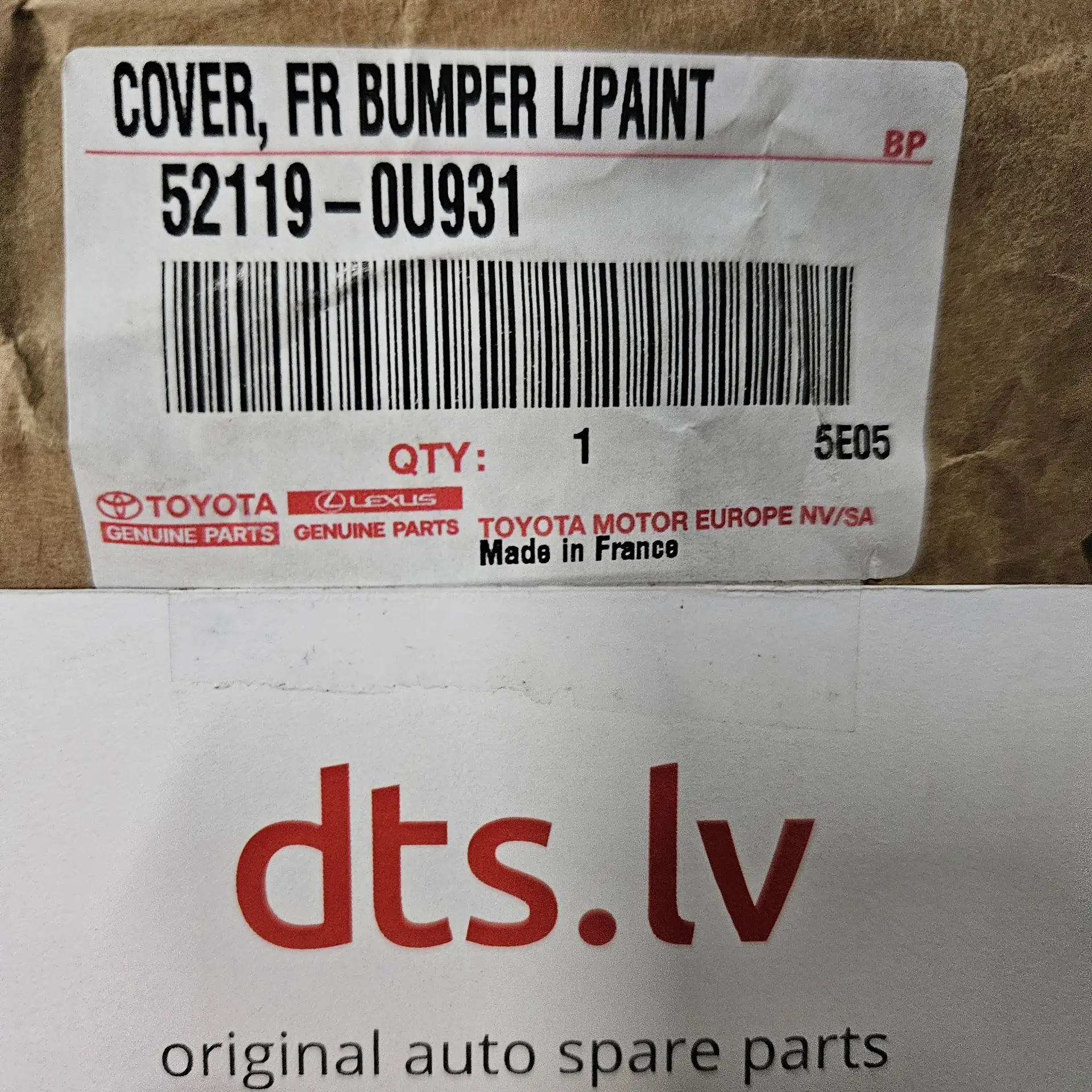 OEM Toyota 521190U931 – Front bumper