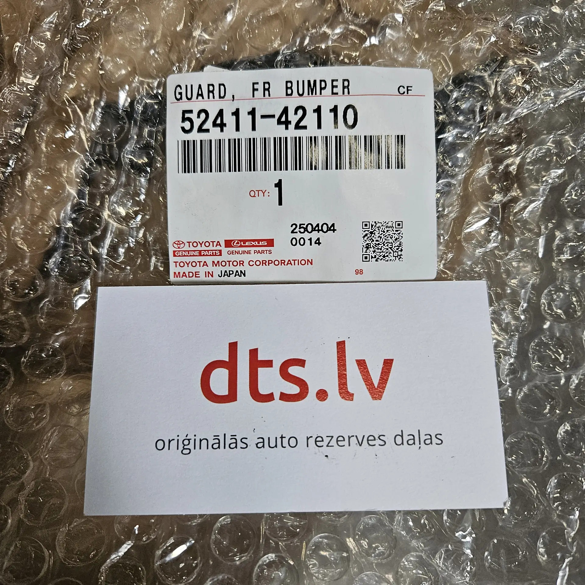 OEM Toyota 5241142110 – Front bumper guard  2018-2024 Toyota RAV4