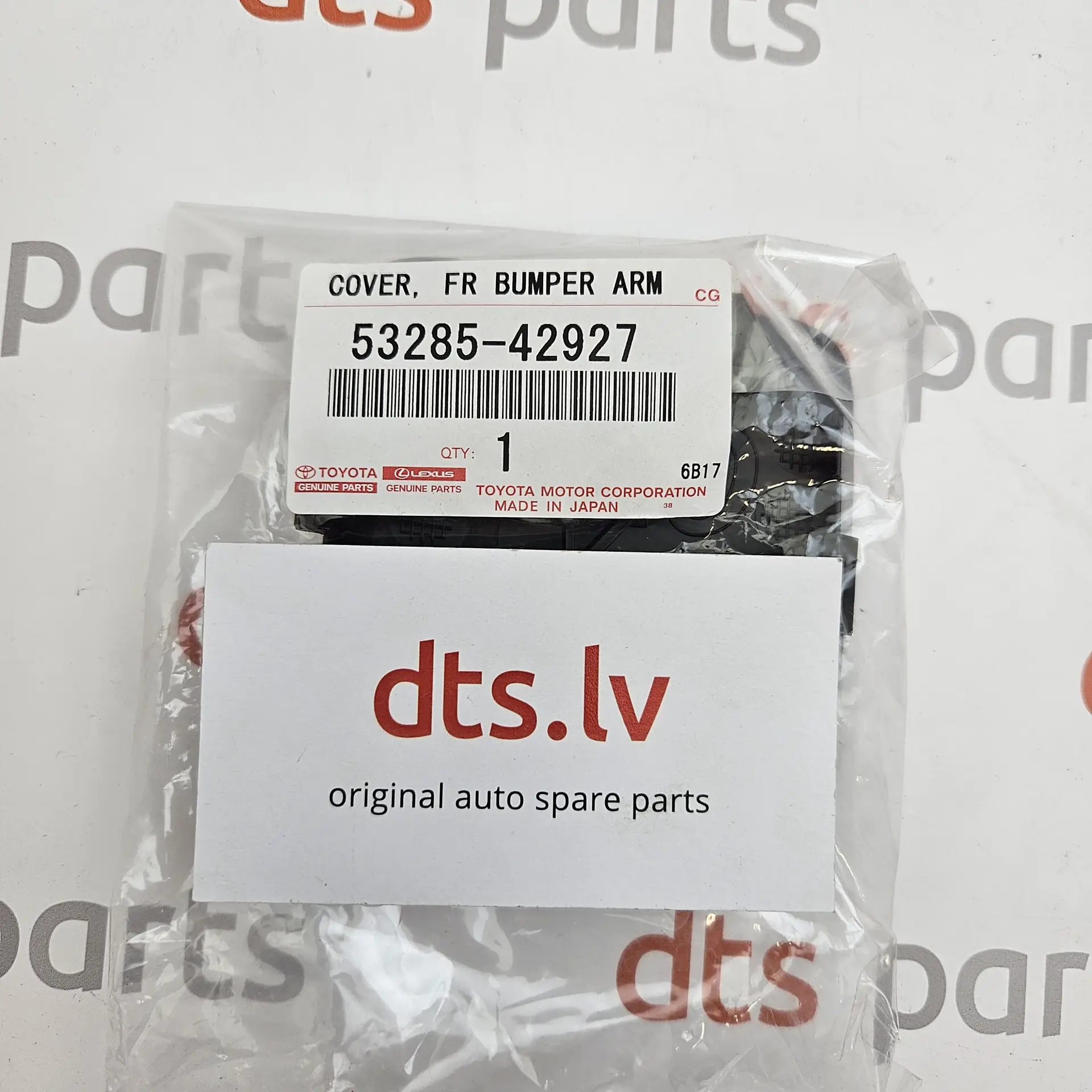 OEM Toyota 5328542927 – Front bumper tow eye cap cover left-hand side