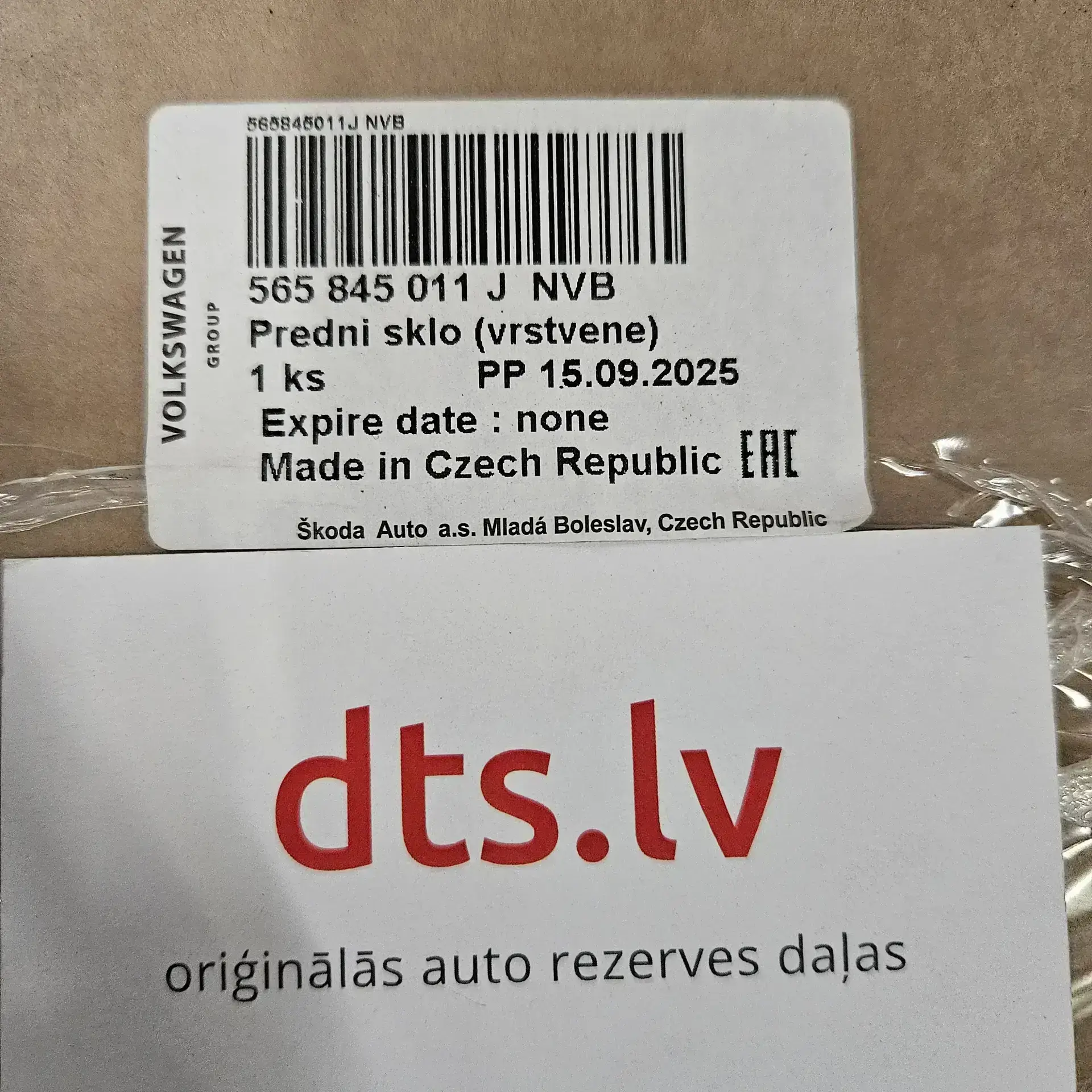 OEM Skoda 565845011JNVB – Windscreen