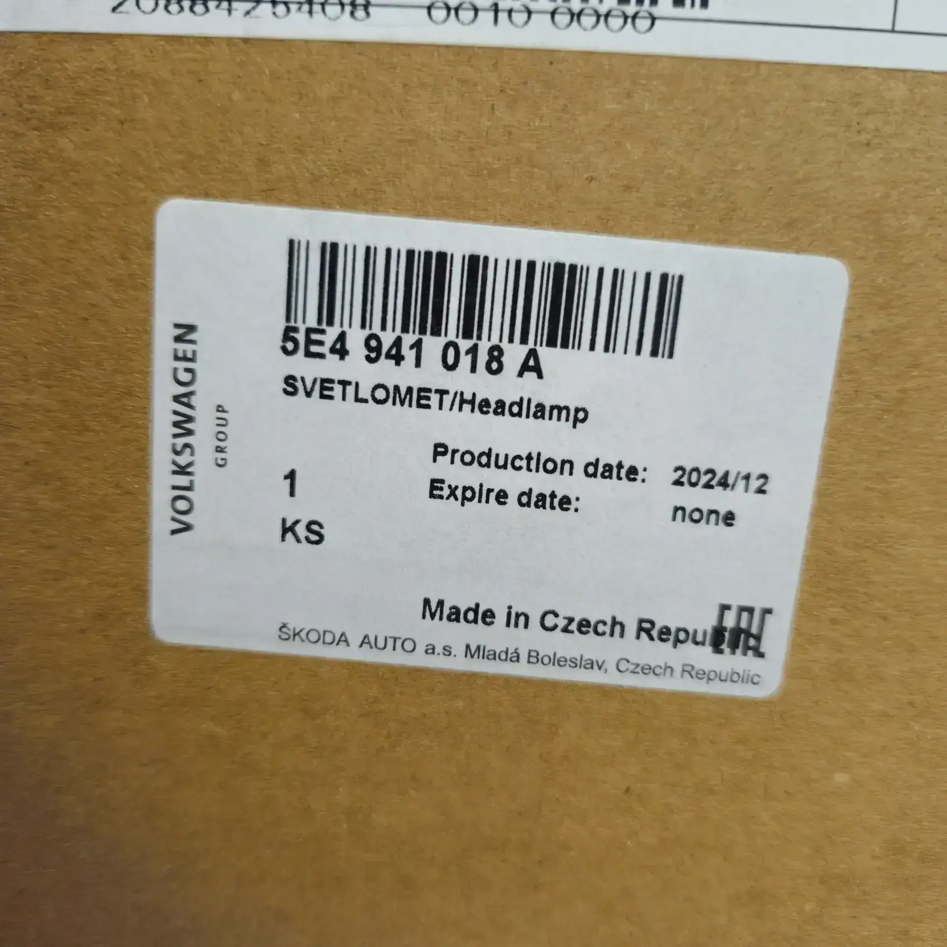 OEM Skoda 5E4941018A – Front right LED headlight