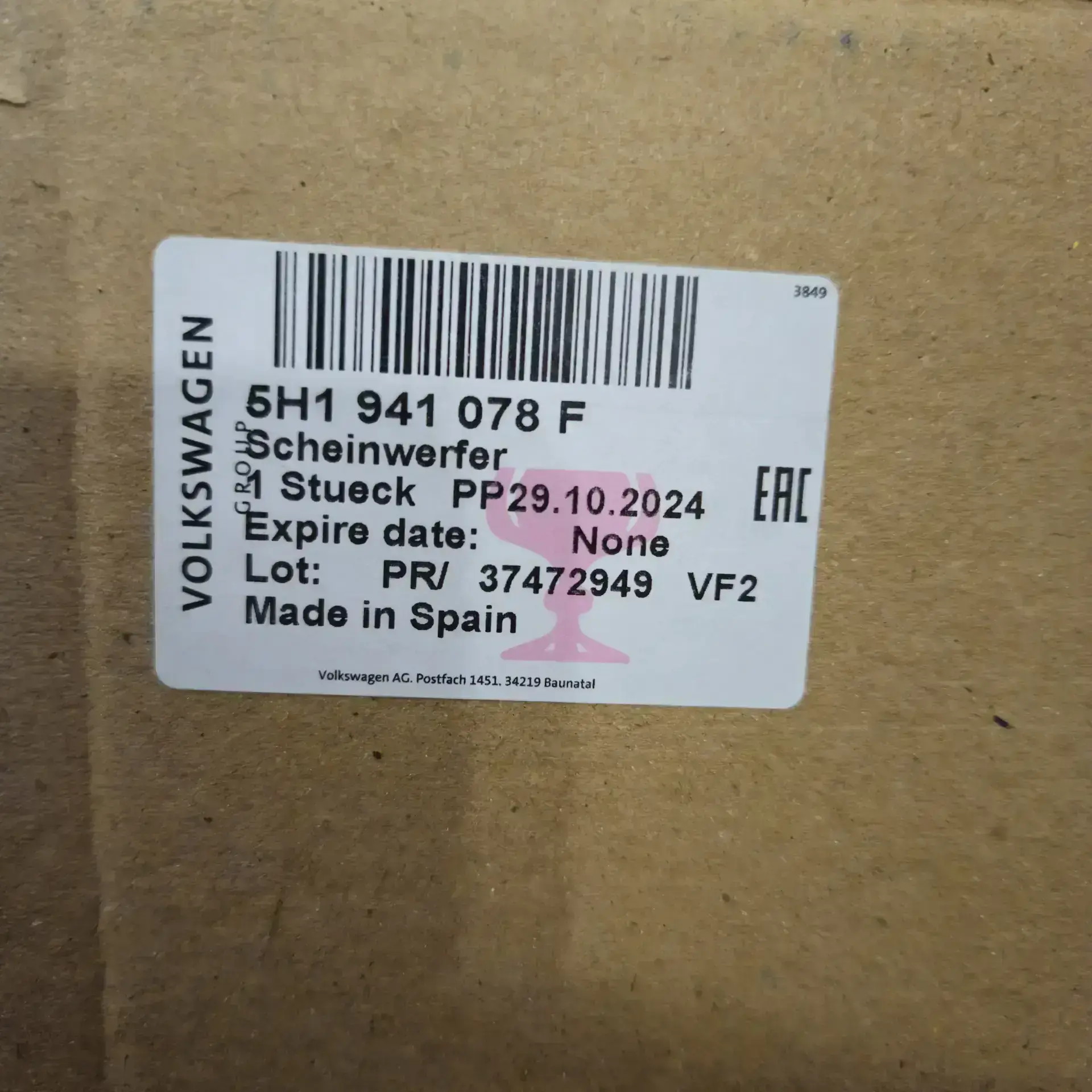 OEM VAG 5H1941078F – Front right LED headlight