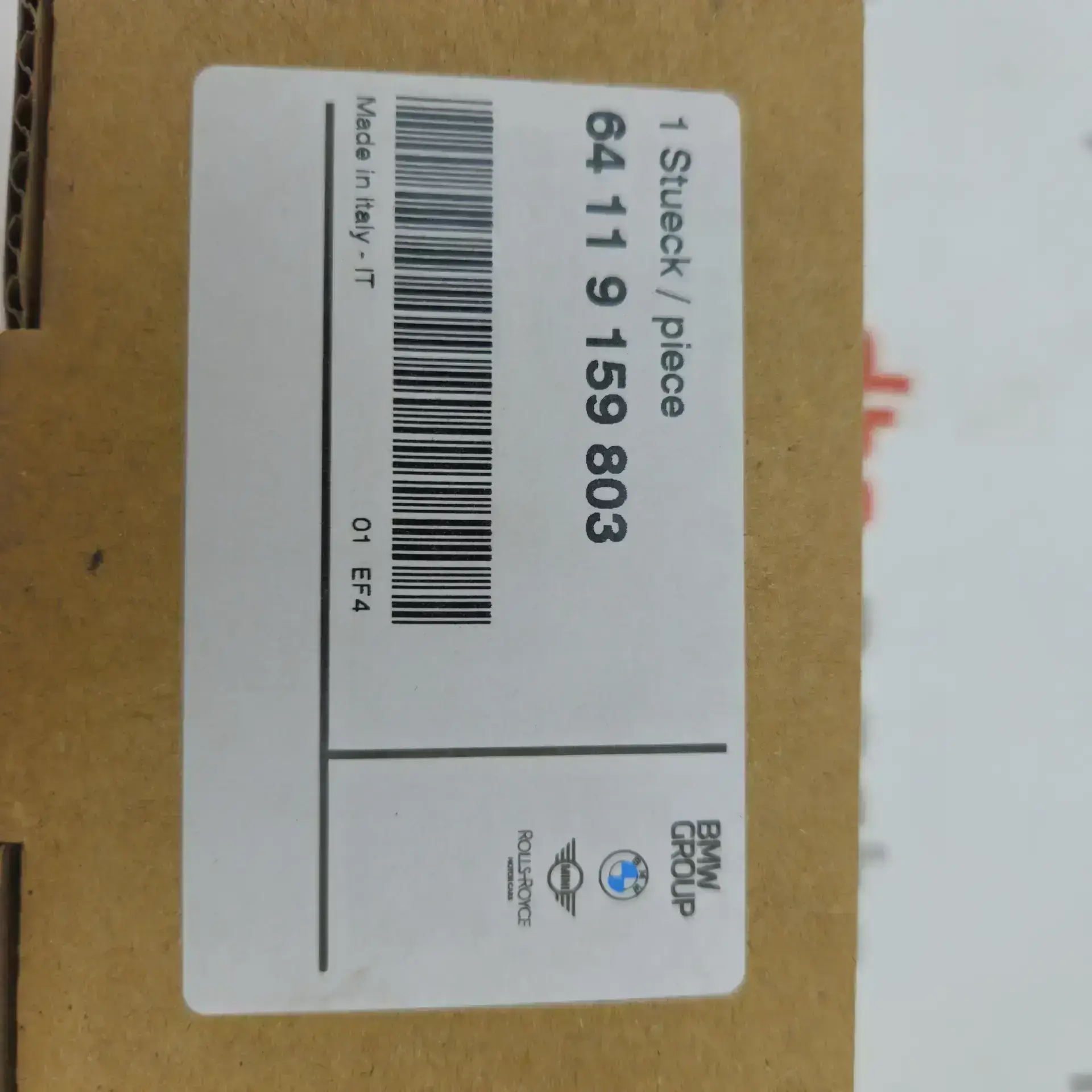 OEM BMW 64119159803 – Air conditioning expansion valve