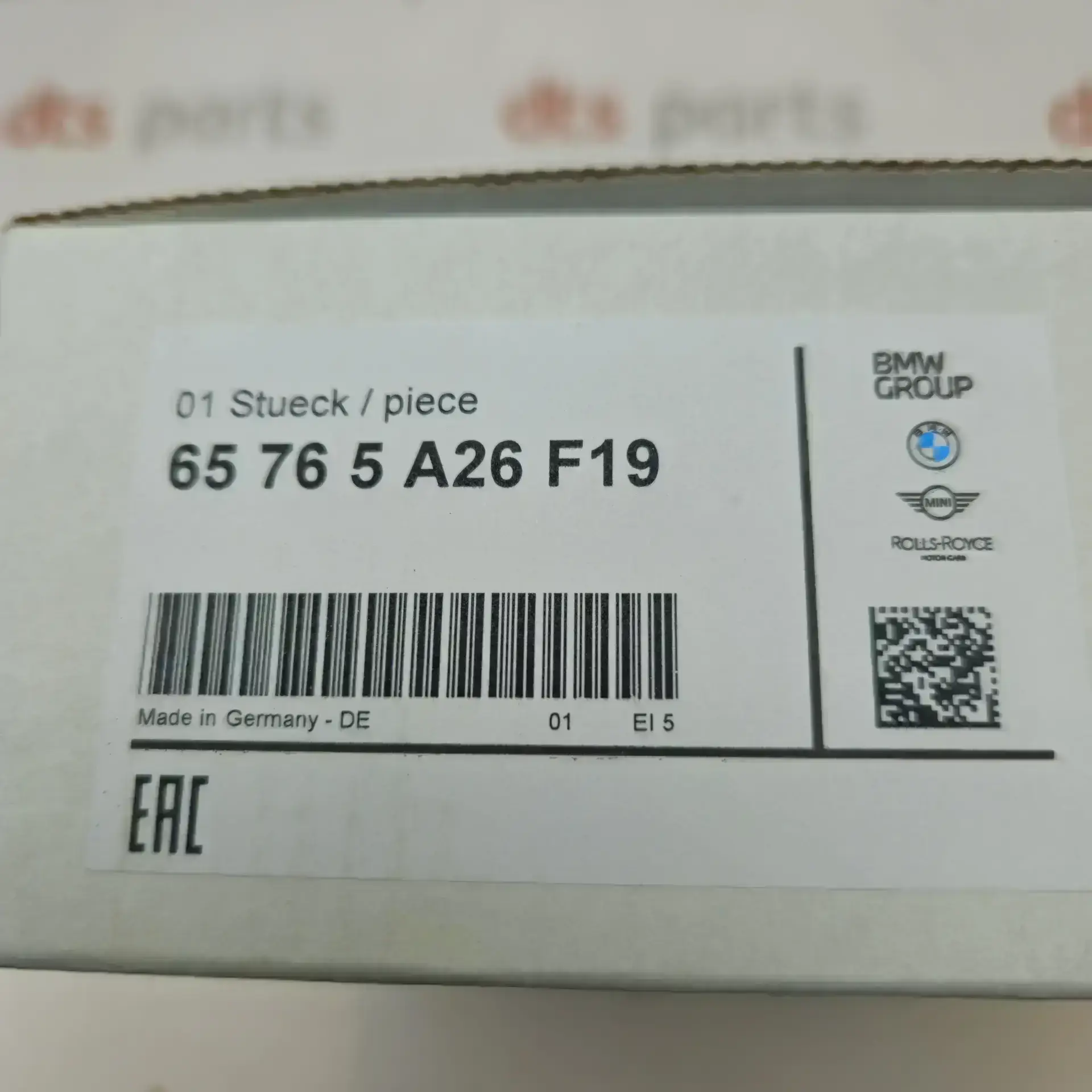 OEM BMW 65765A26F19 – Pedestrian protection sensor
