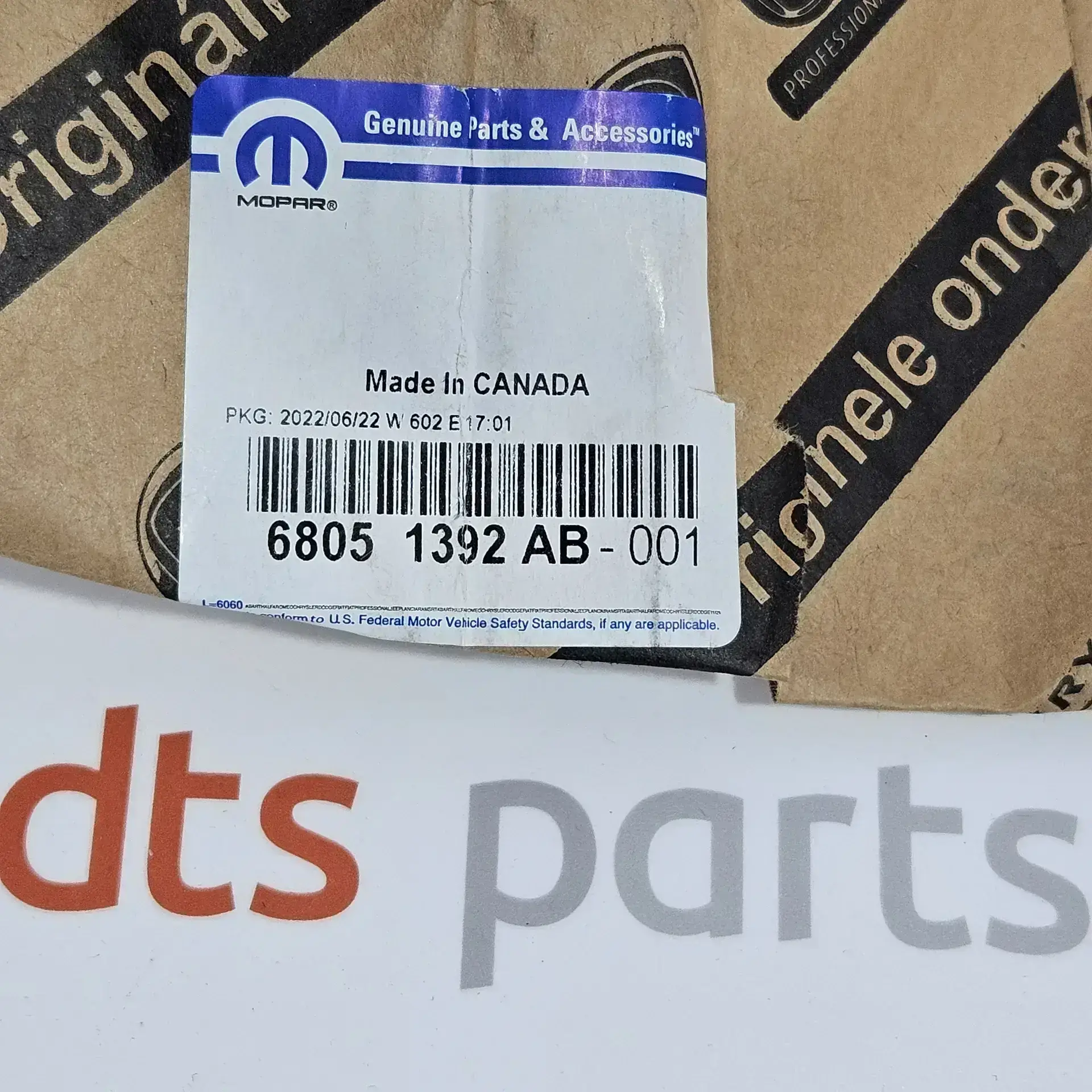 OEM FCA 68051392AB – Hood seal , 2008-2023 Dodge Challenger