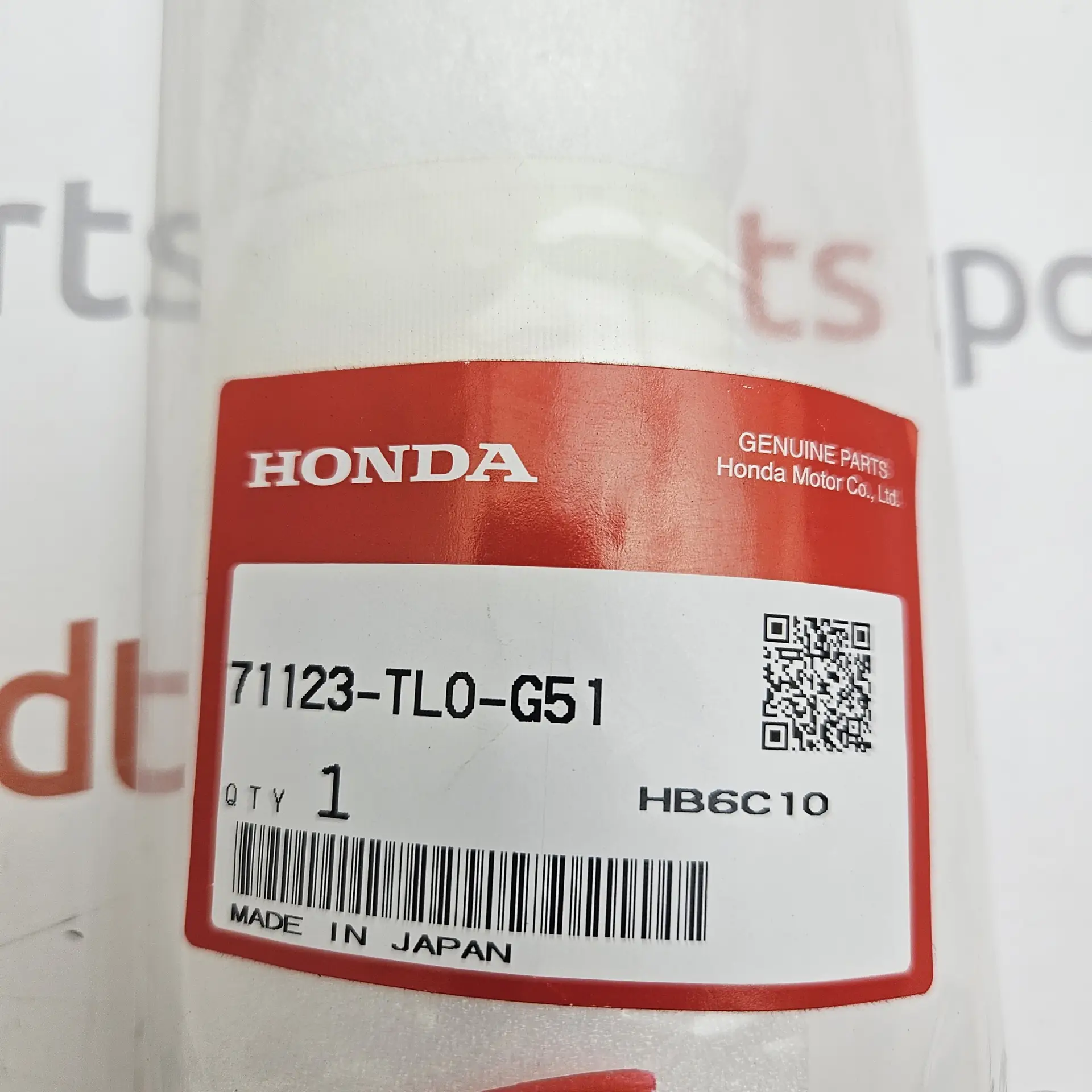 OEM Honda 71123TL0G51 – Front grille upper side molding trim