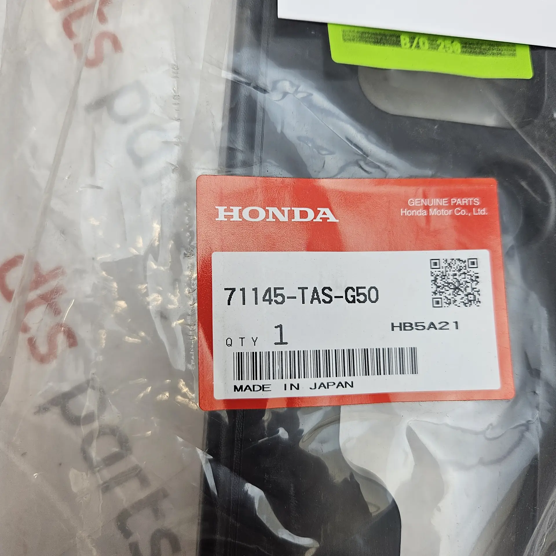 OEM Honda 71145TASG50 – Front license plate holder