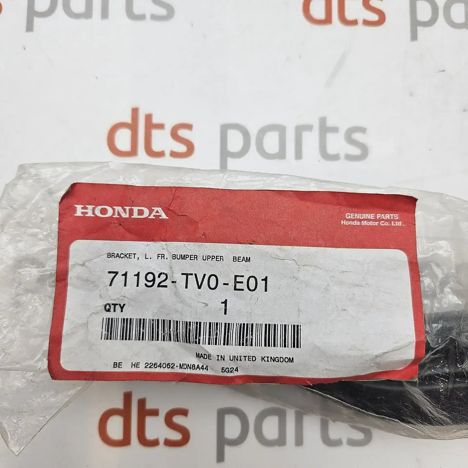 OEM Honda 71192TV0E01 – Front Bumper Bracket Passenger Side