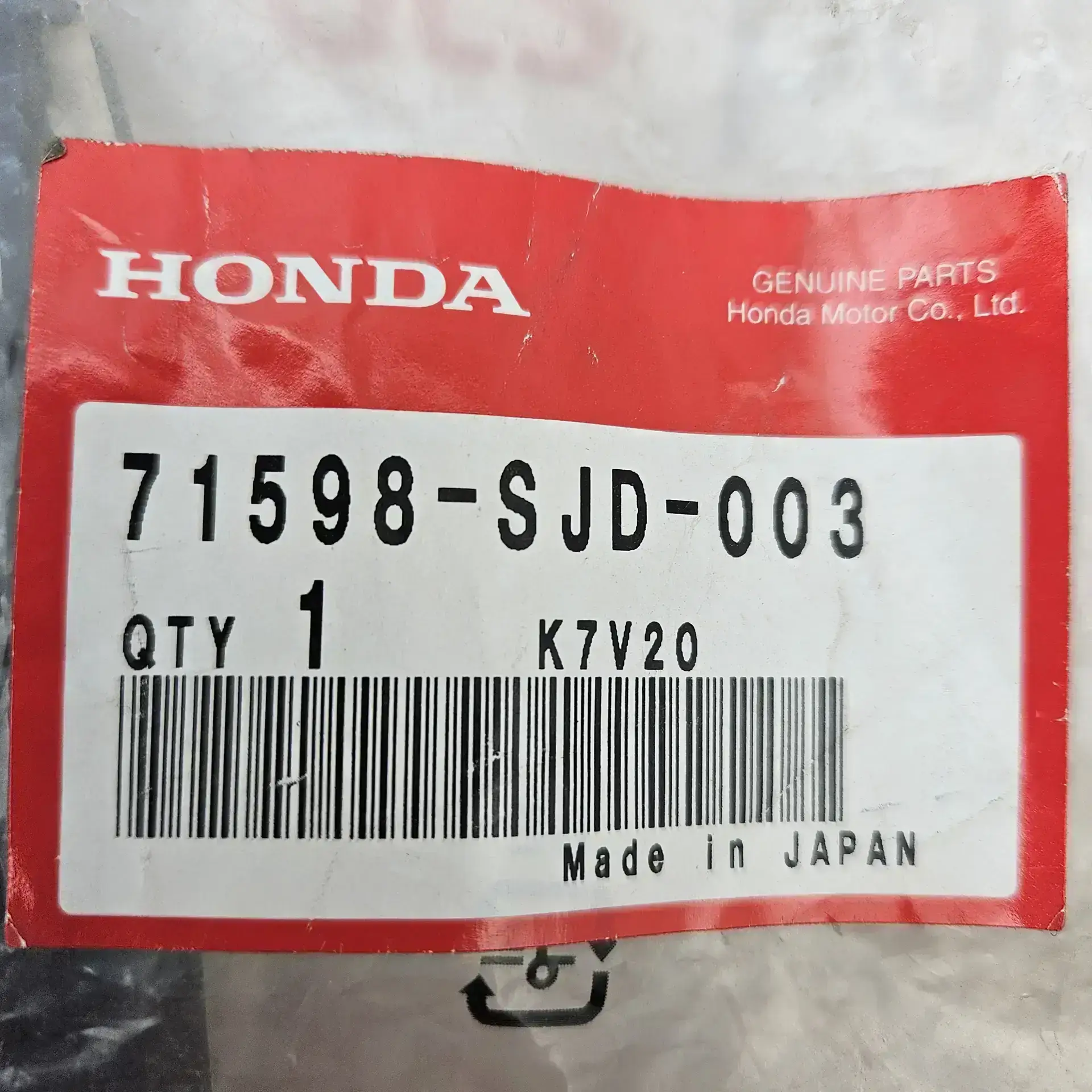 OEM Honda 71598SJD003 – Rear bumper, left holder bracket