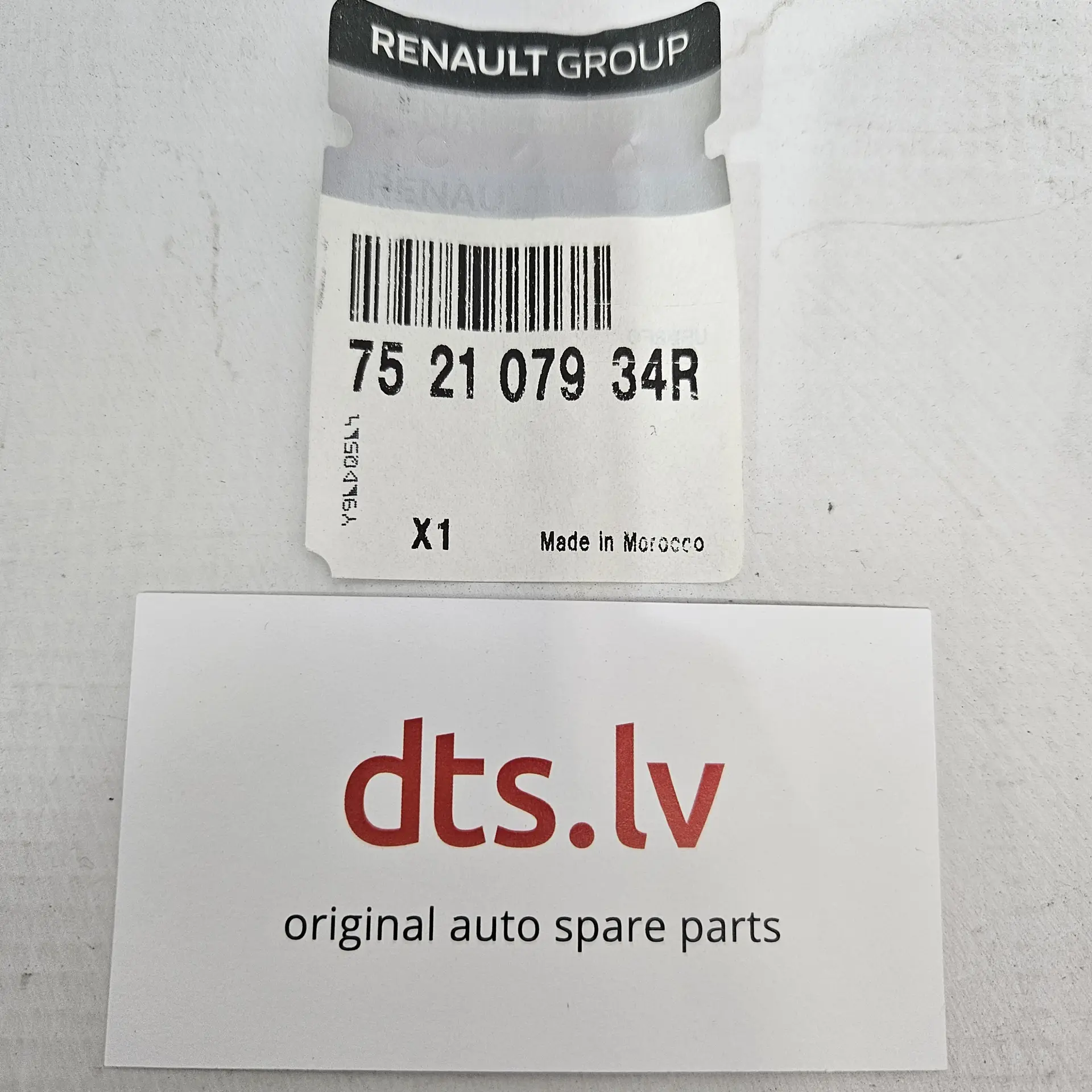 OEM Renault 752107934R – Front bumper impact reinforcement crossmember bar