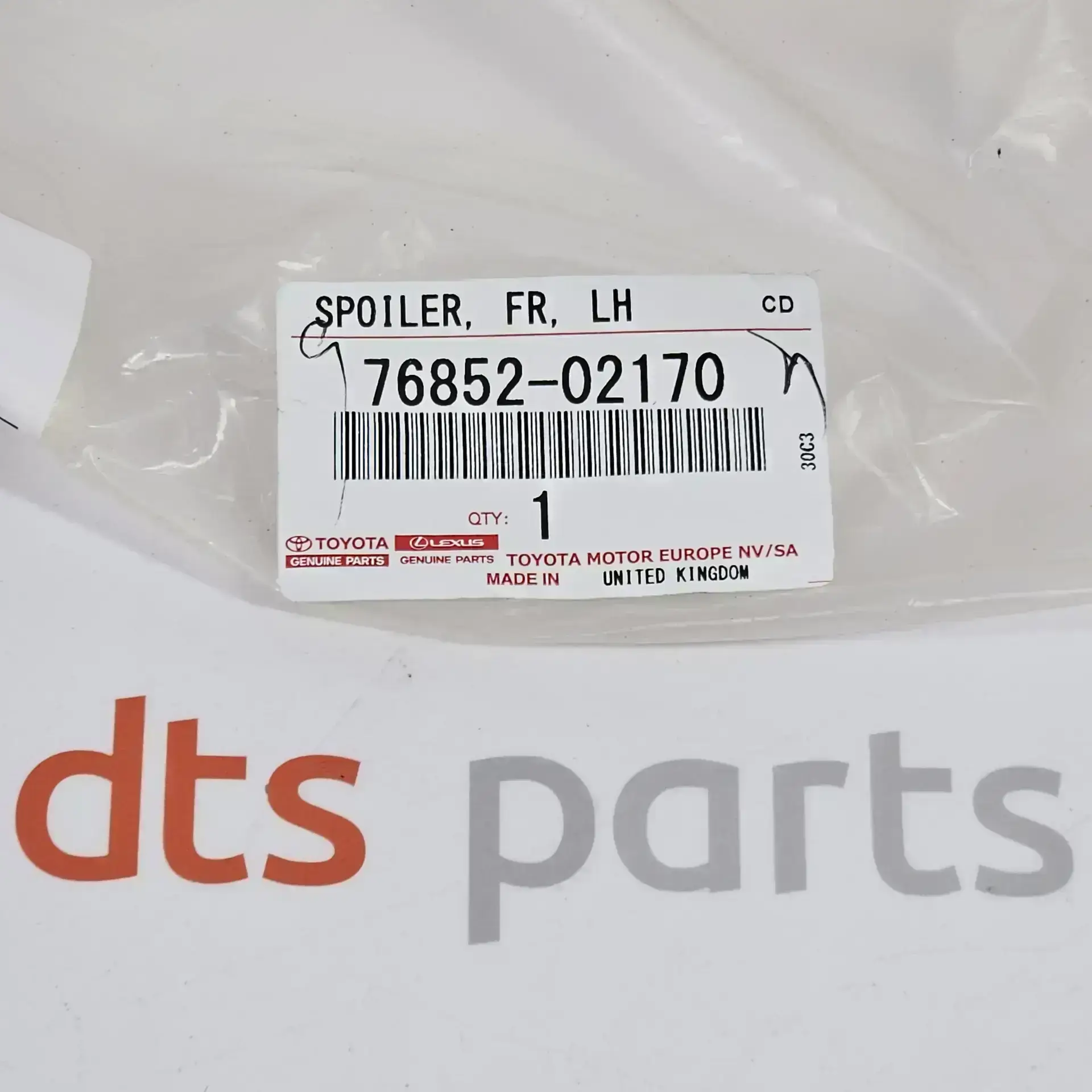 OEM Toyota 7685202170 – Front left bumper spoiler Toyota Auris ADE150