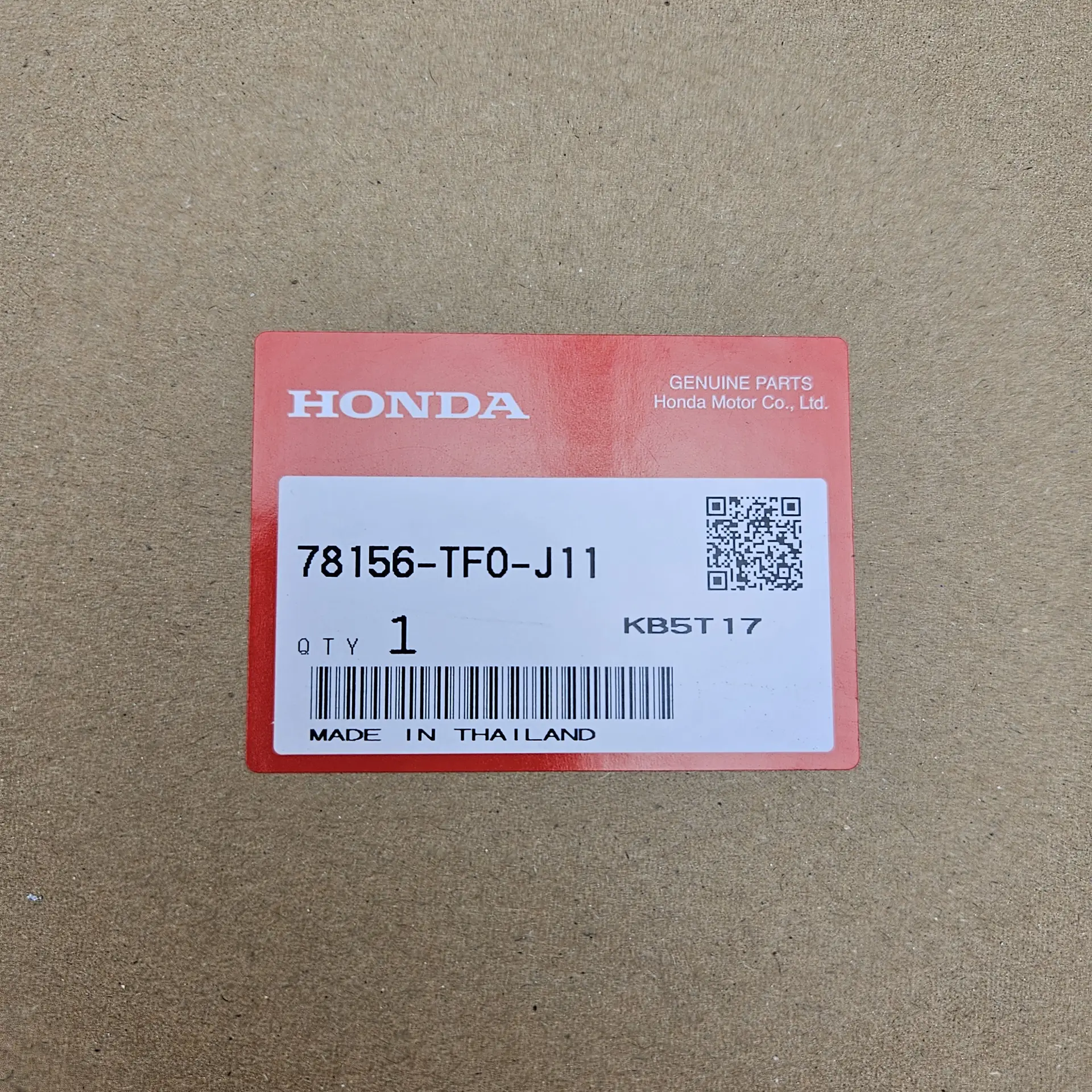OEM Honda 78156TF0J11 – Instrument cluster gauge speedometer clear plastic lens assembly