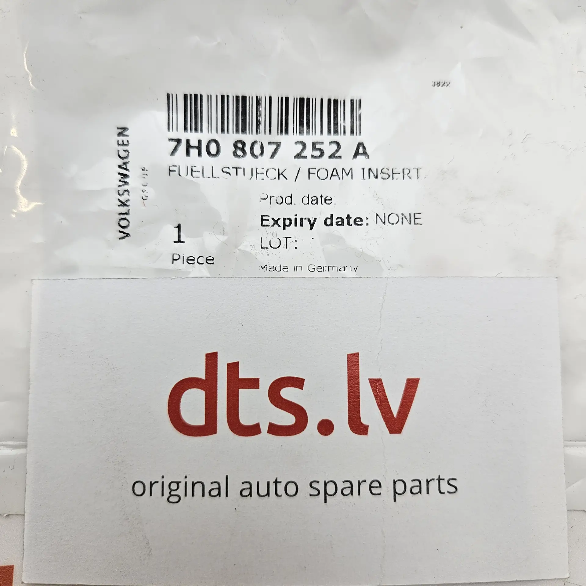 OEM Volkswagen 7H0807252A – Rear bumper shock absorber