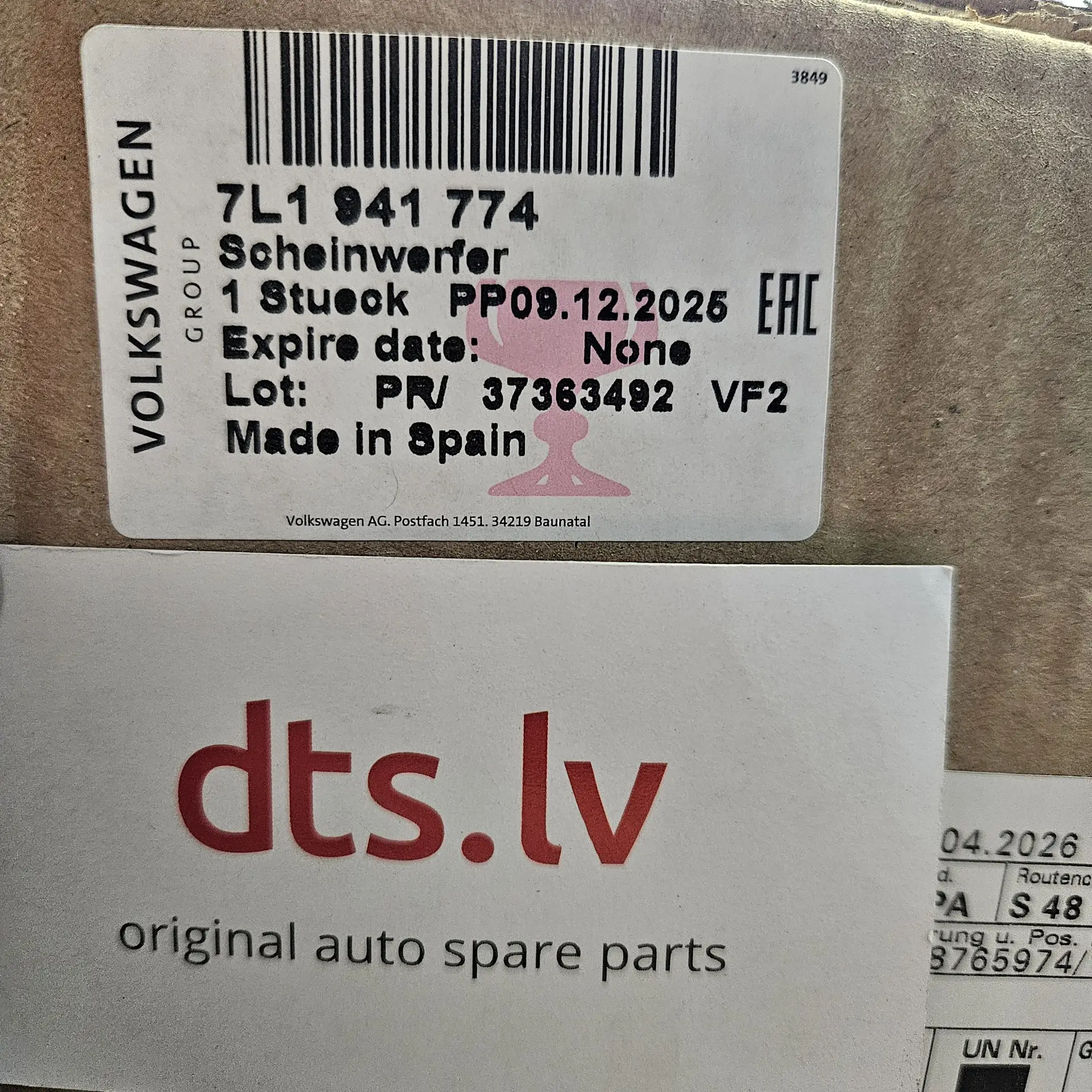 OEM VW 7L1941774 – LED Headlight Assembly