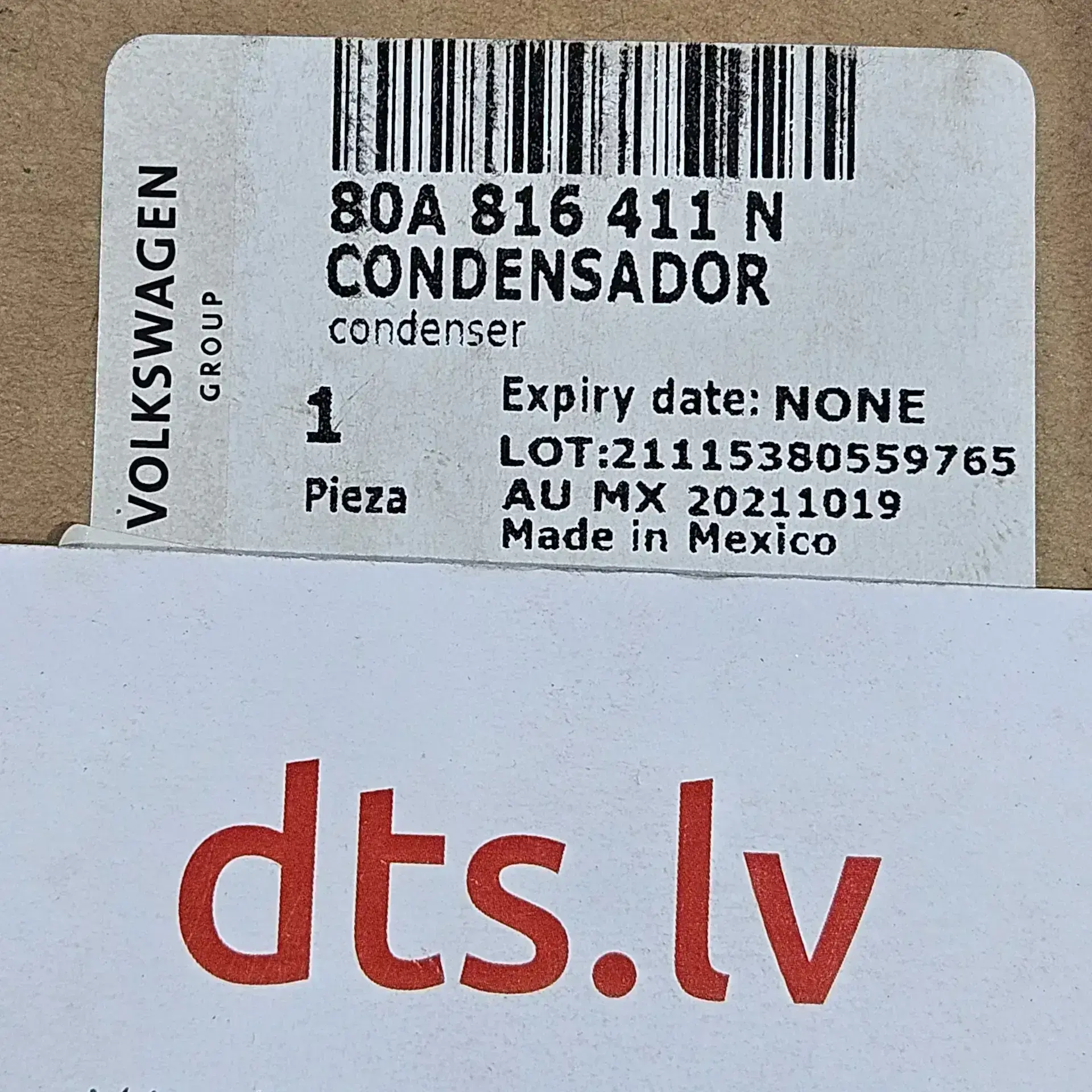 OEM VAG 80A816411N – Air conditioning condenser