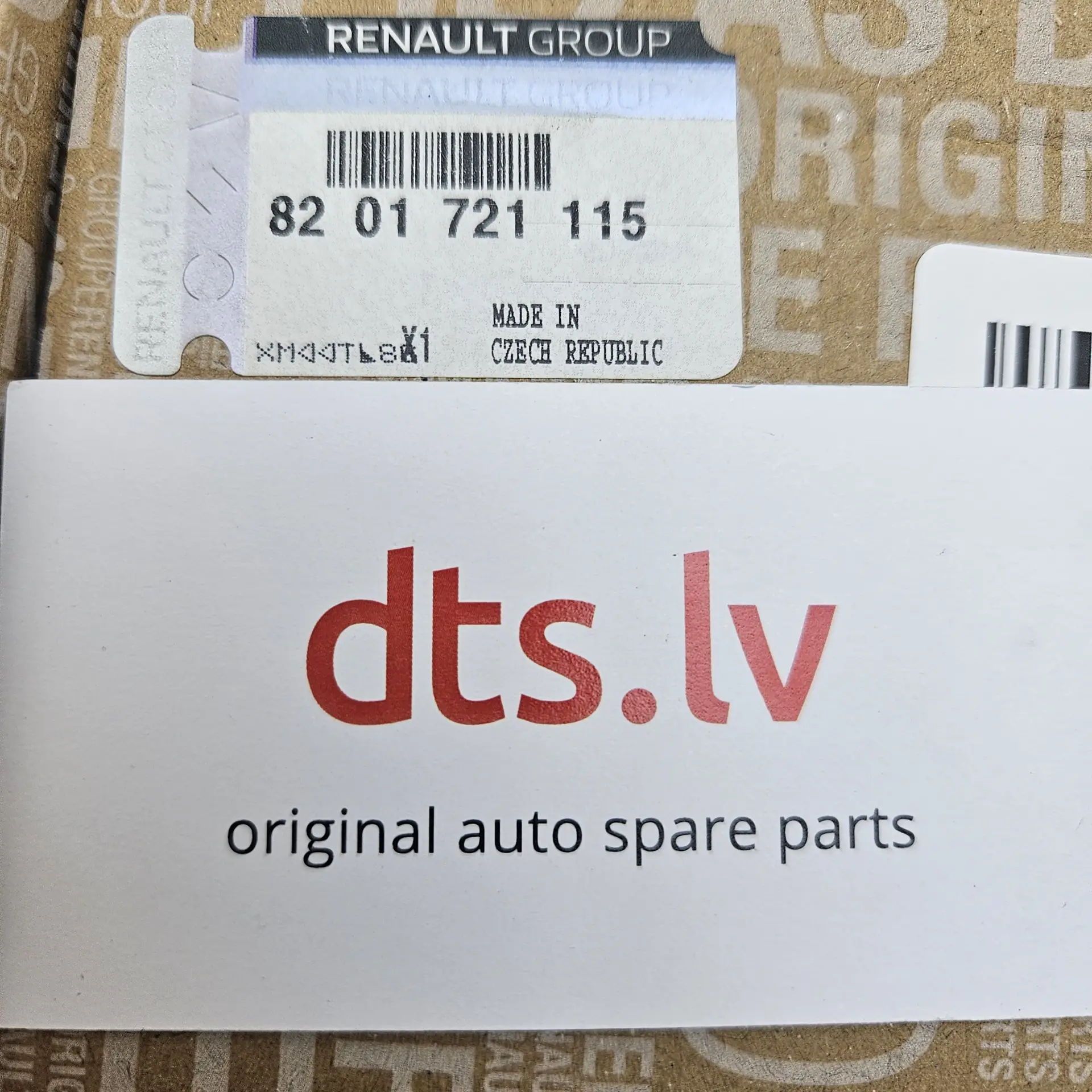 OEM Renault 8201721115 – Accessory drive belt tensioner assembly with decoupling pulley