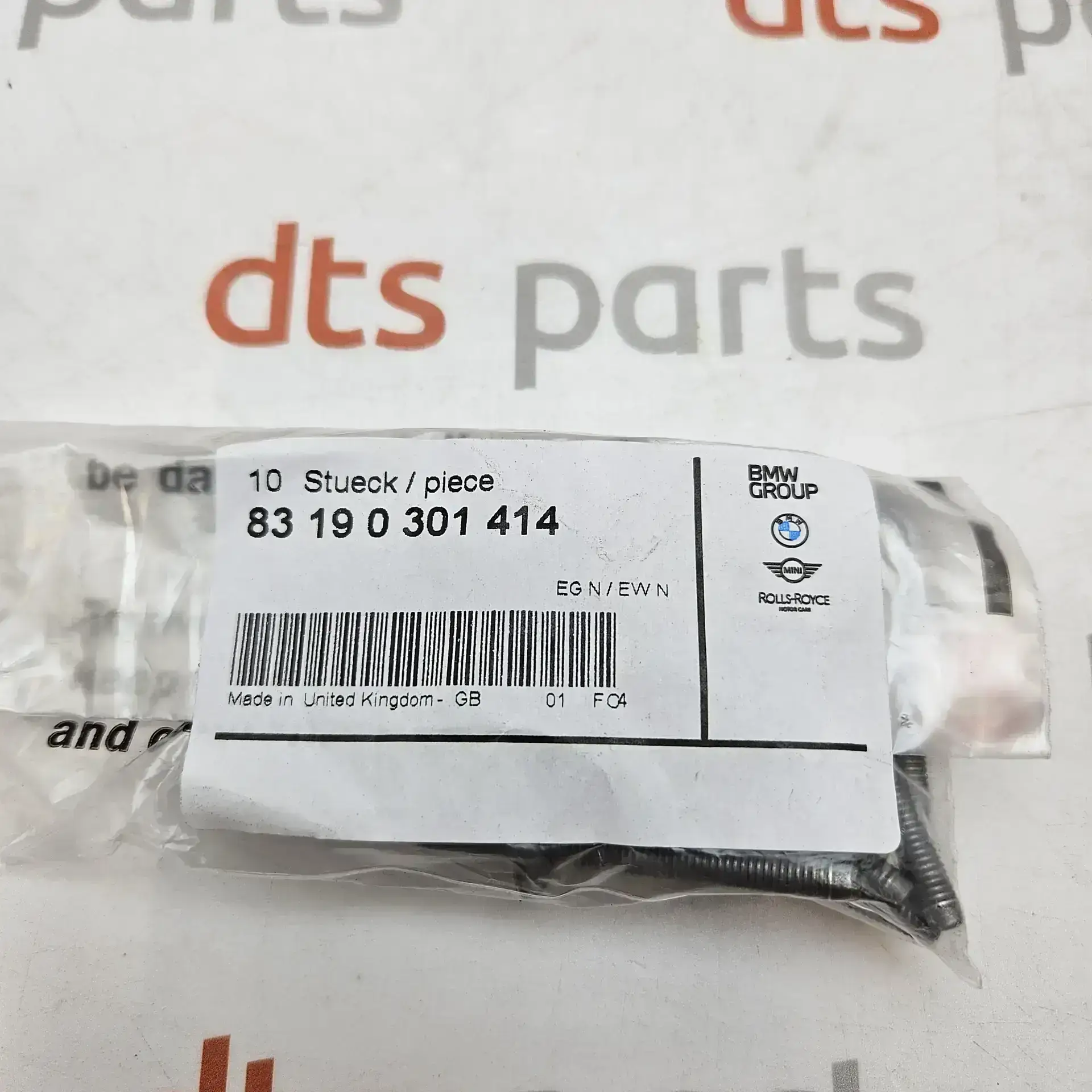 OEM BMW 83190301414 – Blind rivet N1