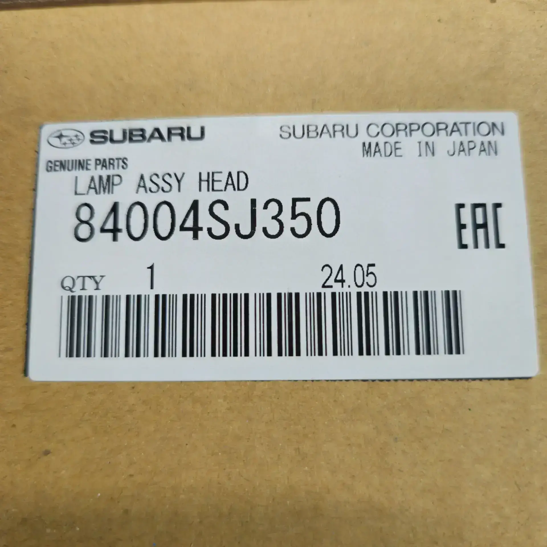 OEM Subaru 84004SJ350 – Front left headlight