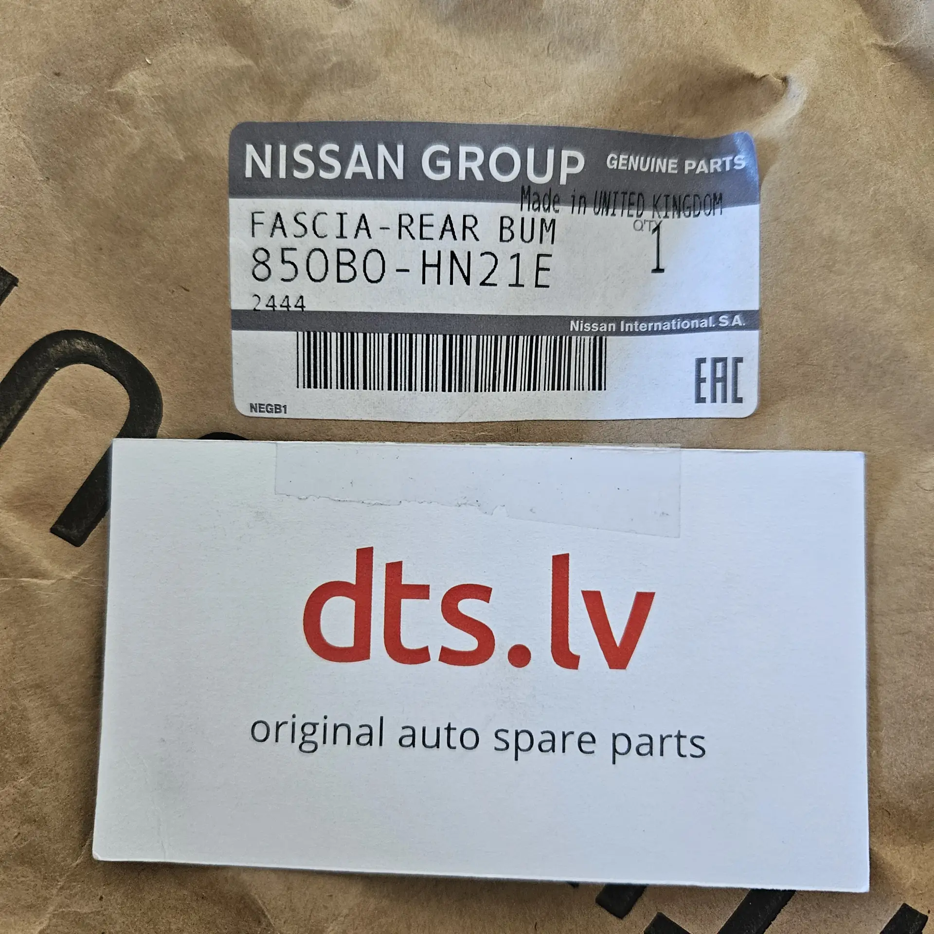 OEM Nissan 850B0HN21E – Rear lower bumper fascia