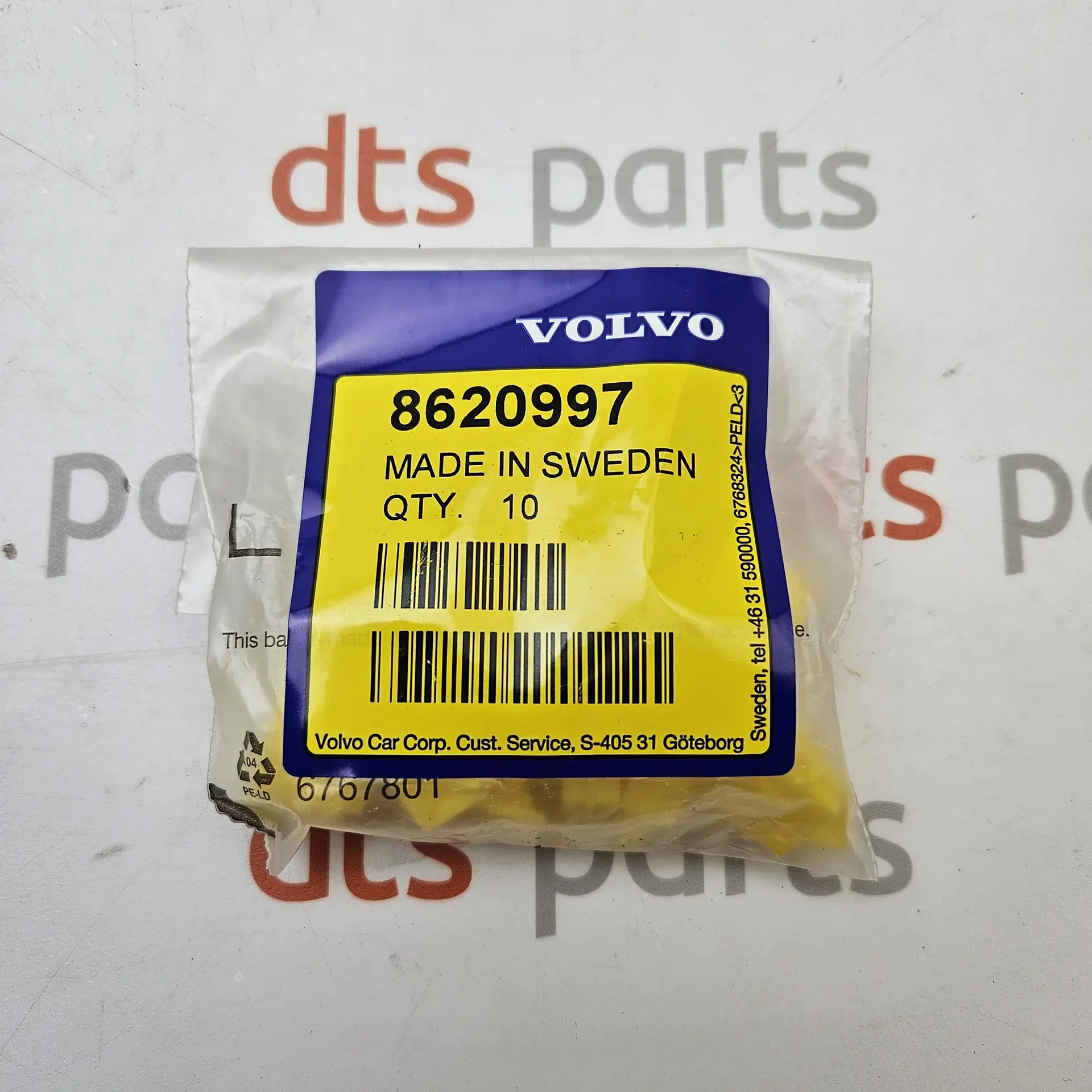 OEM Volvo 8620997 – Clip, Body trim Side Skirt
