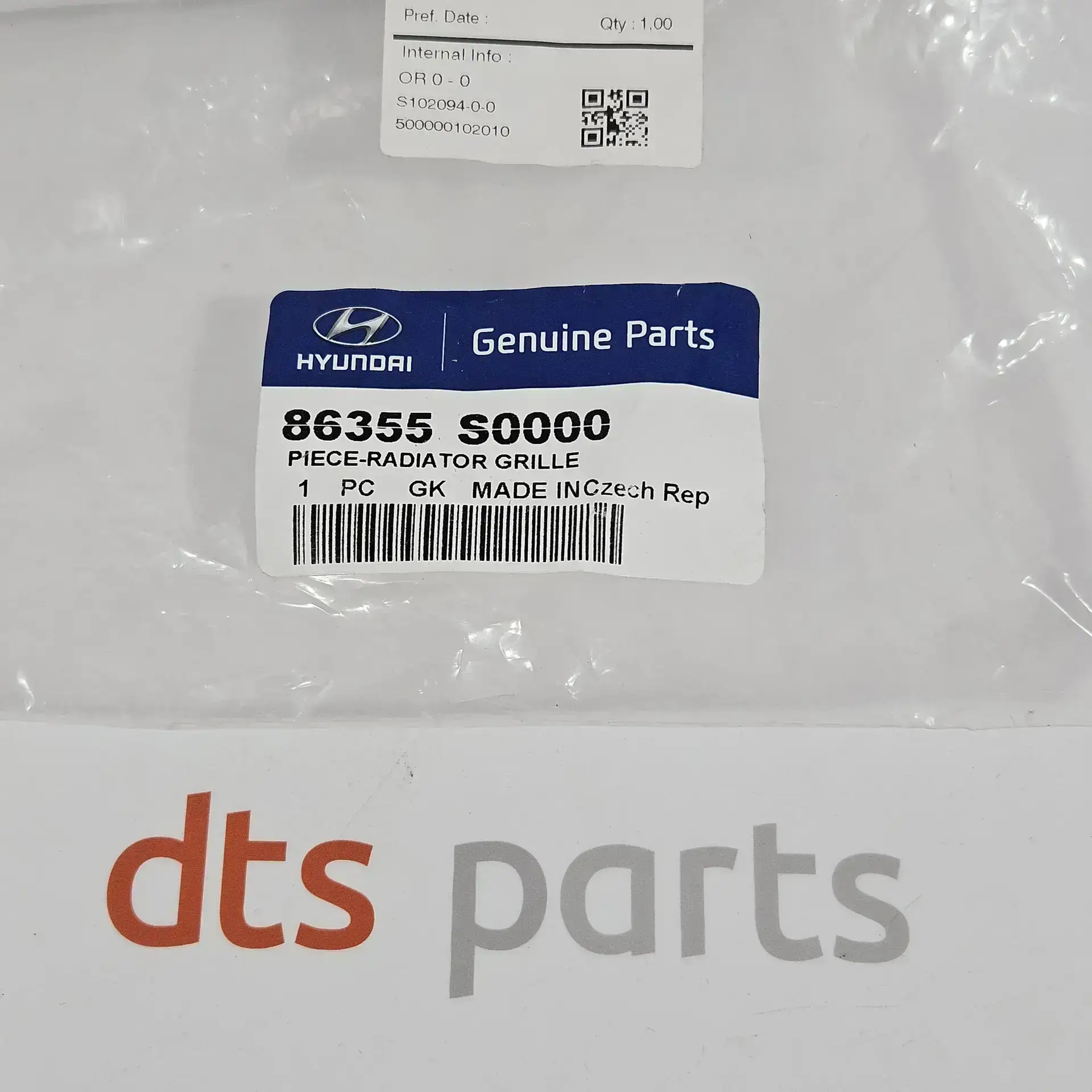 OEM Hyundai 86355S0000 – Front radiator grille