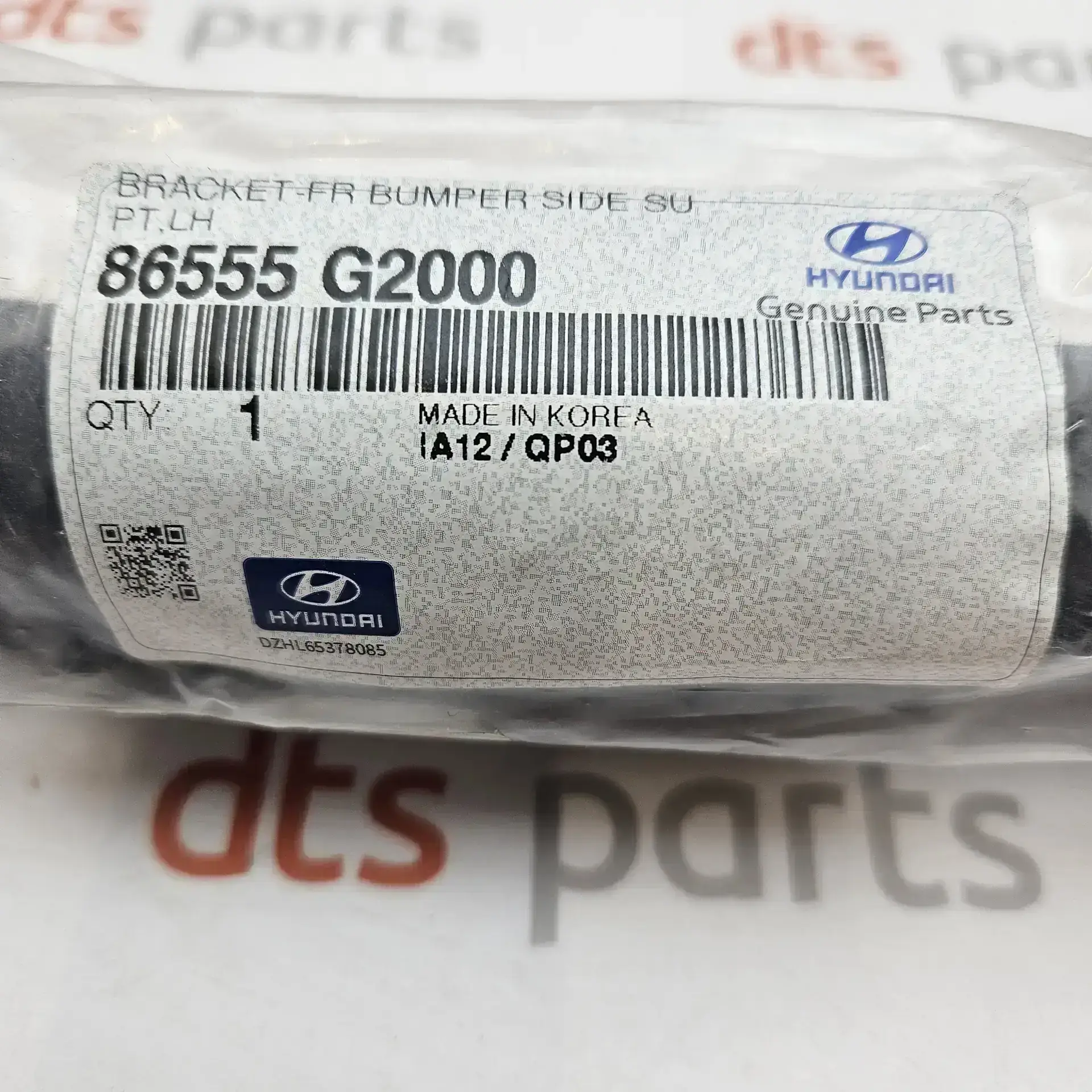 OEM Hyundai 86555G2000 – Front bumper, left side bracket