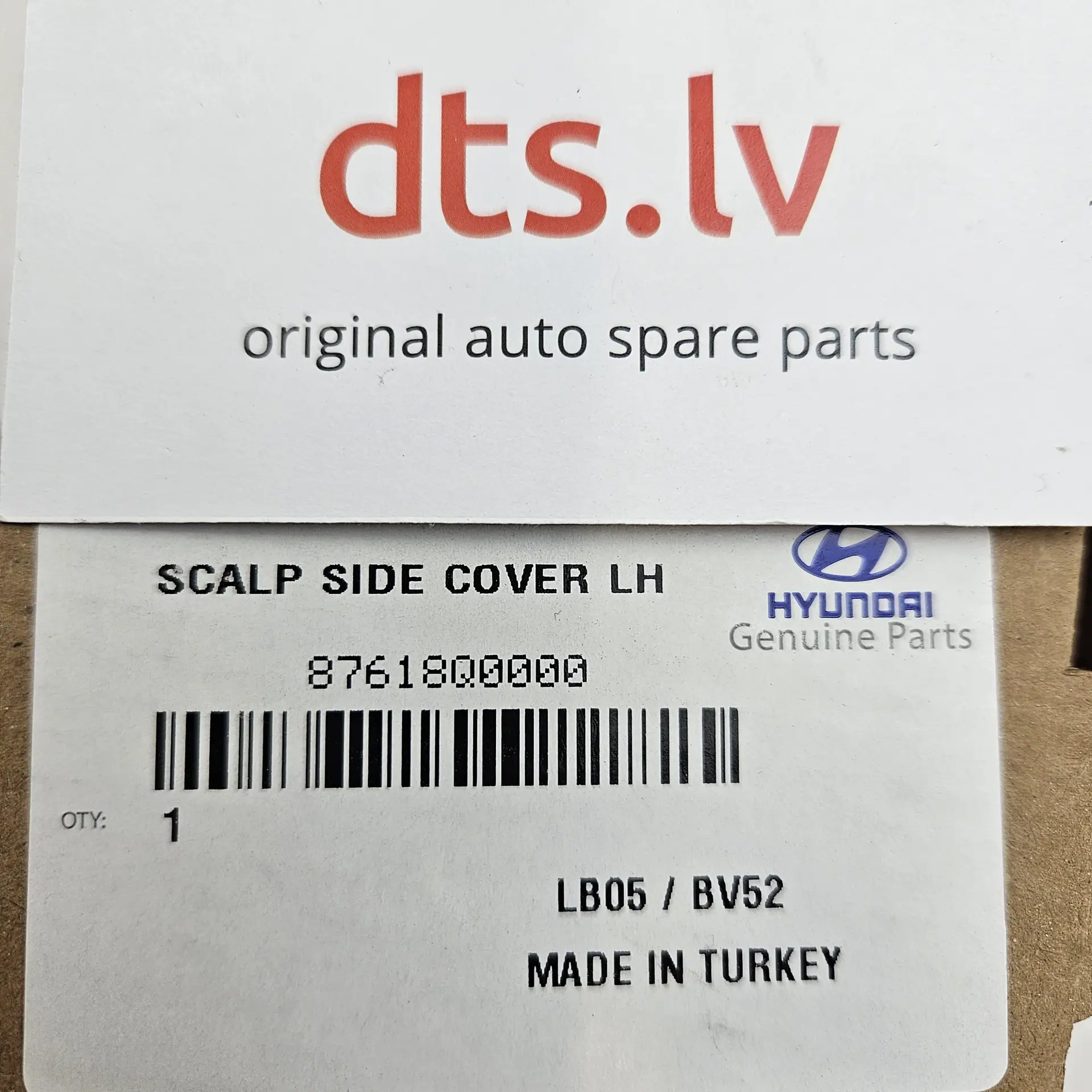 OEM Hyundai 87618Q0000 – Front door mirror corner cover trim LH