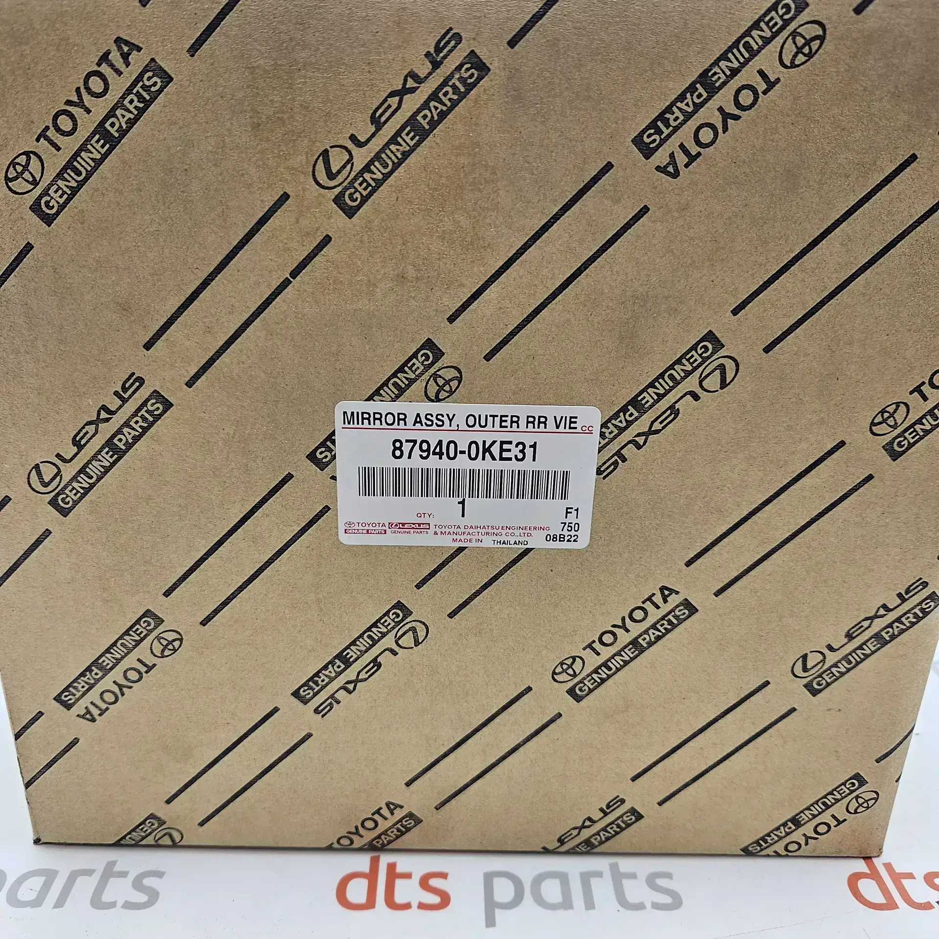 OEM Toyota 879400KE31 – Side rearview mirror left