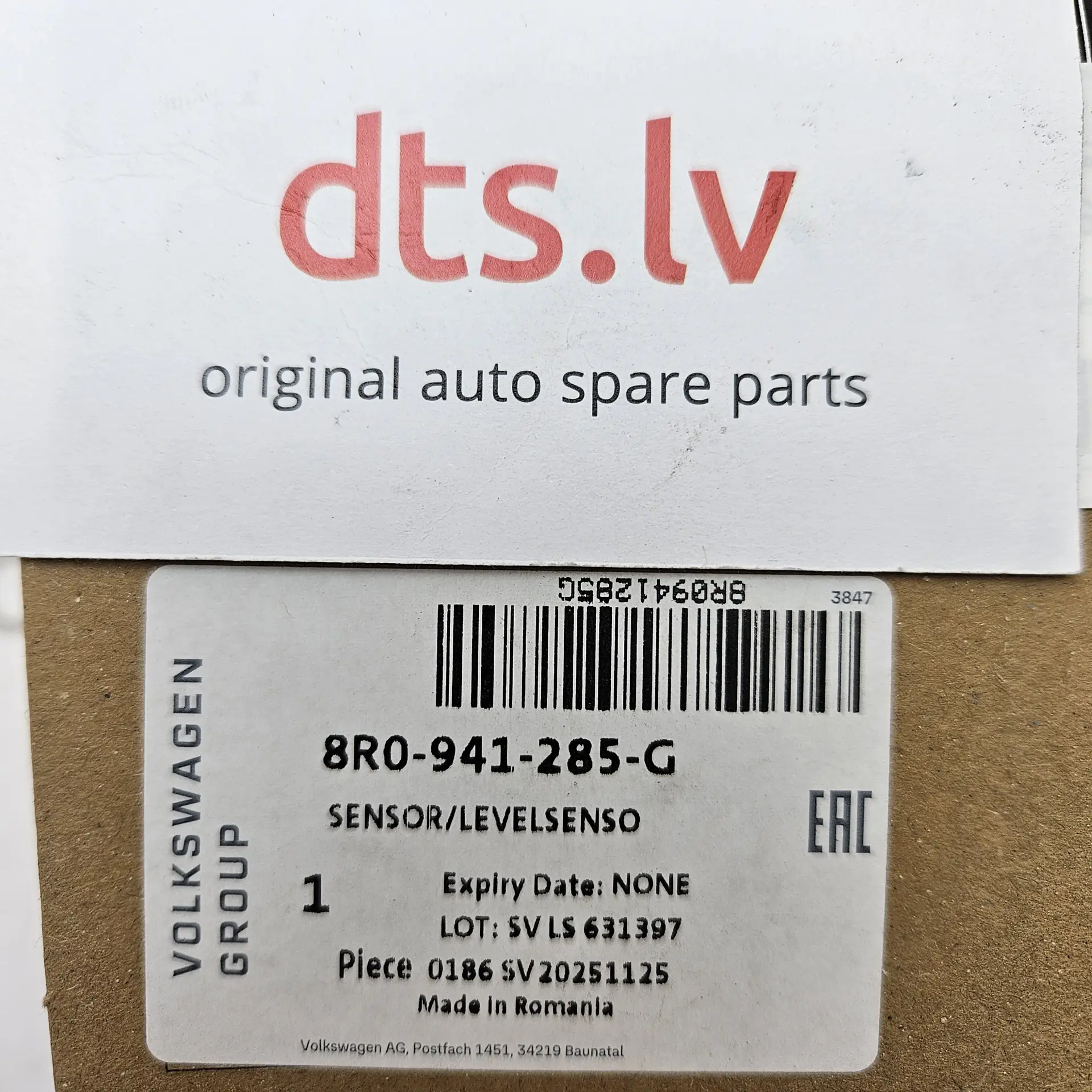 OEM VAG 8R0941285G – Headlight level sensor with linkage