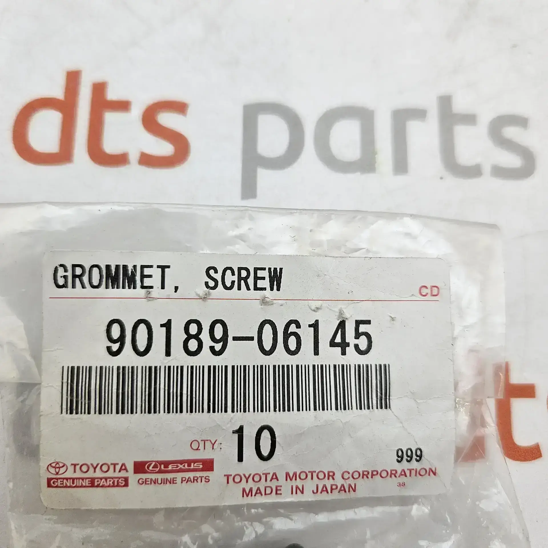 OEM Toyota 9018906145 – Screw grommet, Genuine Toyota