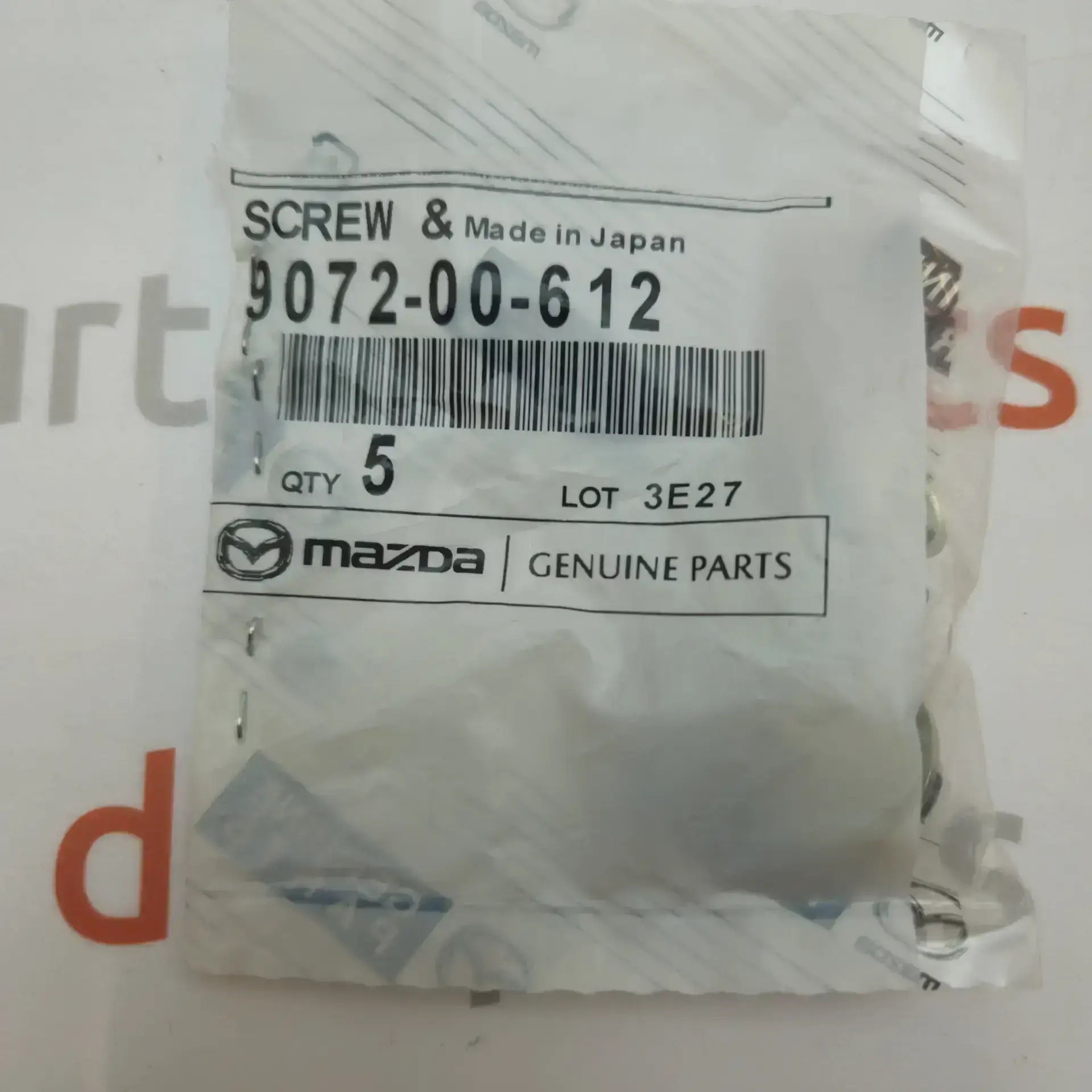 OEM Mazda 907200612 – Fender screw with washer