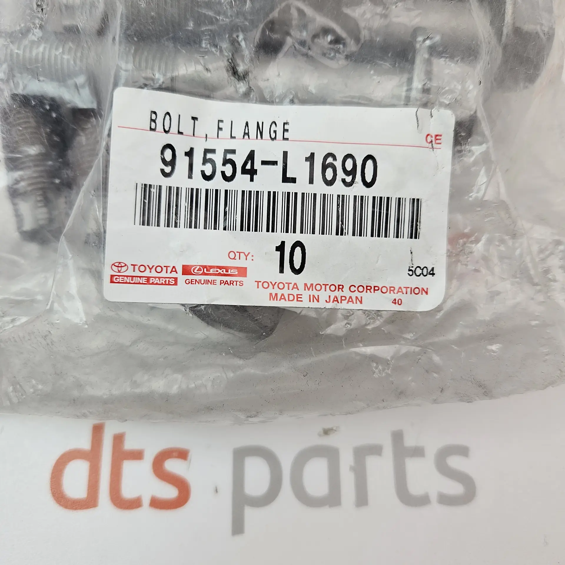 OEM Toyota 91554L1690 – Bolt For Front Suspension Lower Arm Genuine Toyota