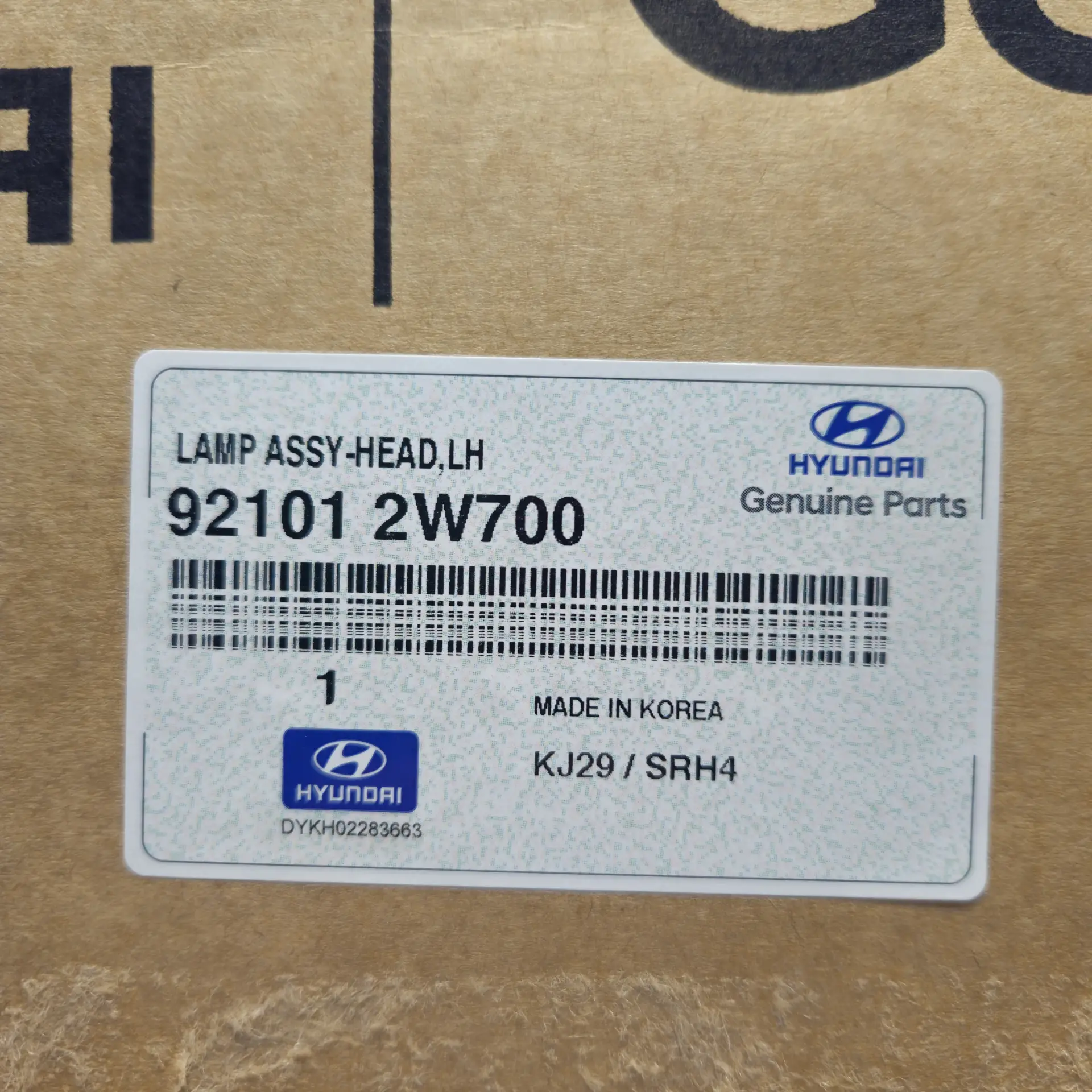 OEM Hyundai 921012W700 – Bi-xenon (HID) front headlight assembly