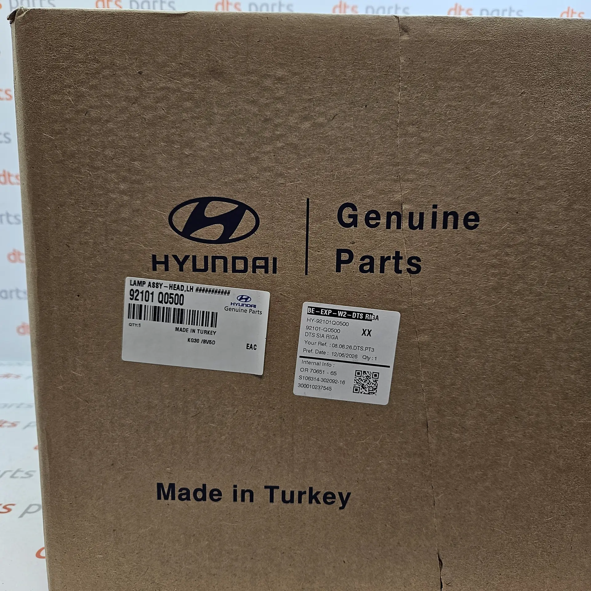 OEM Hyundai 92101Q0500 – Left front headlight assembly