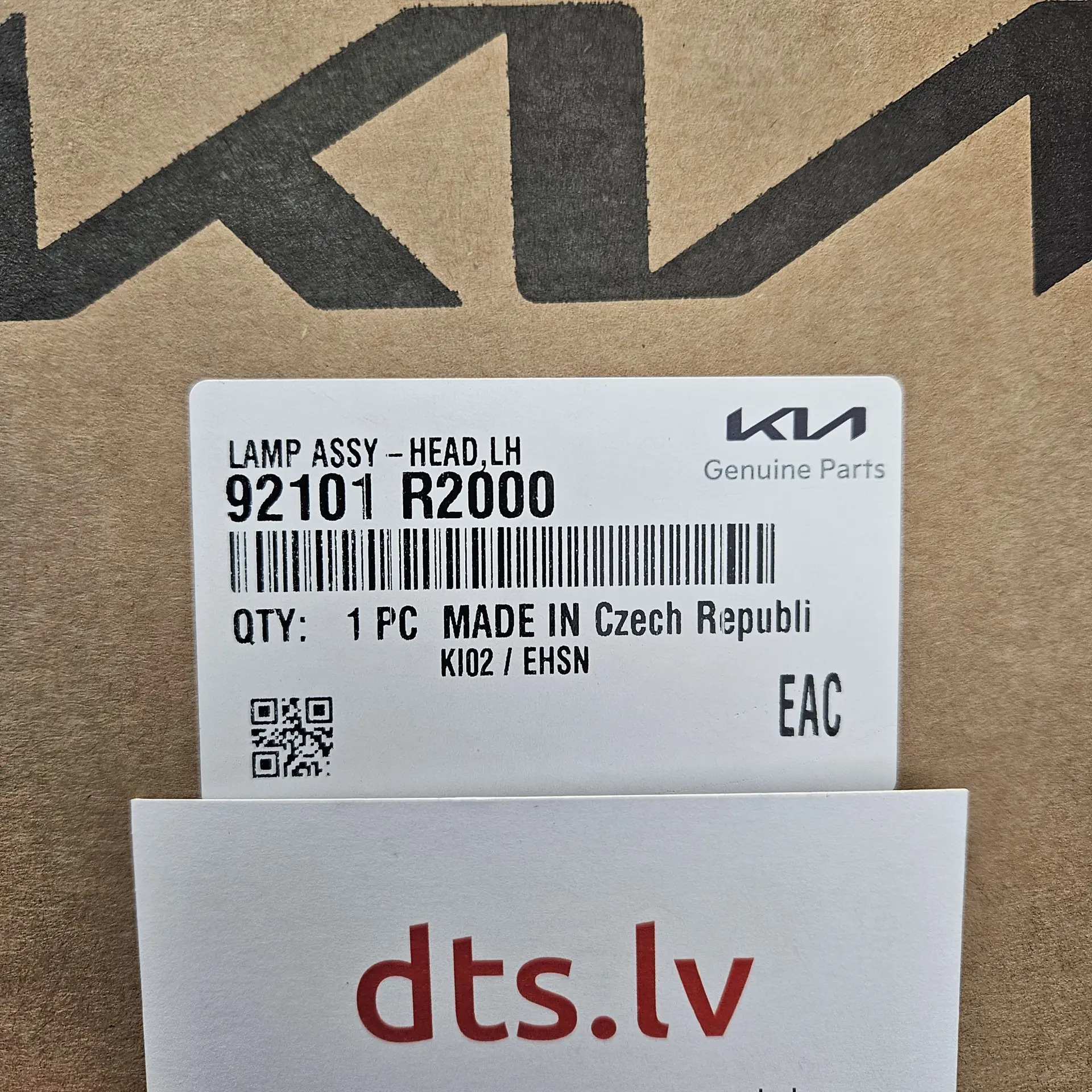 OEM Hyundai 92101R2000 – Front left headlight