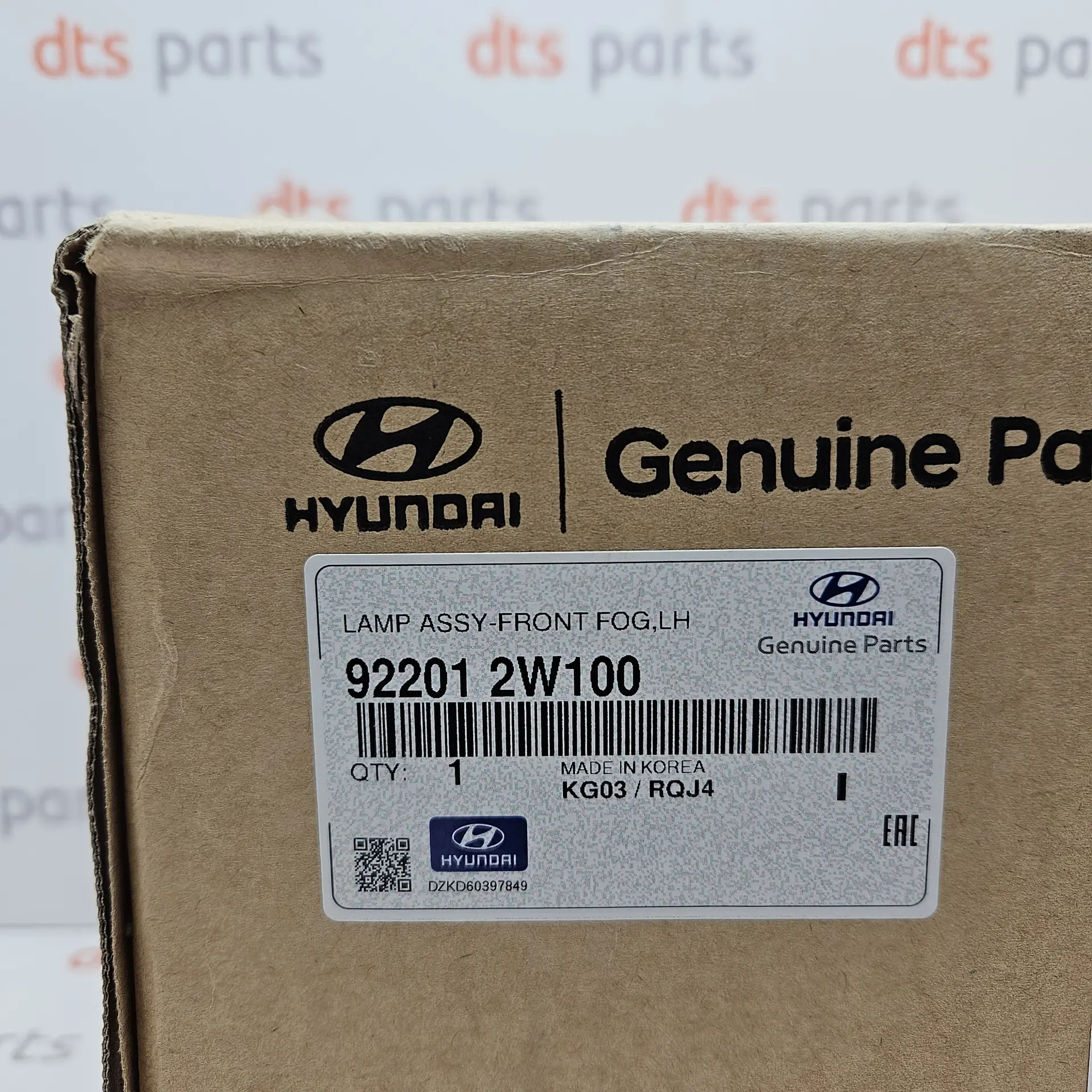 OEM Hyundai 922012W100 – Front left fog light