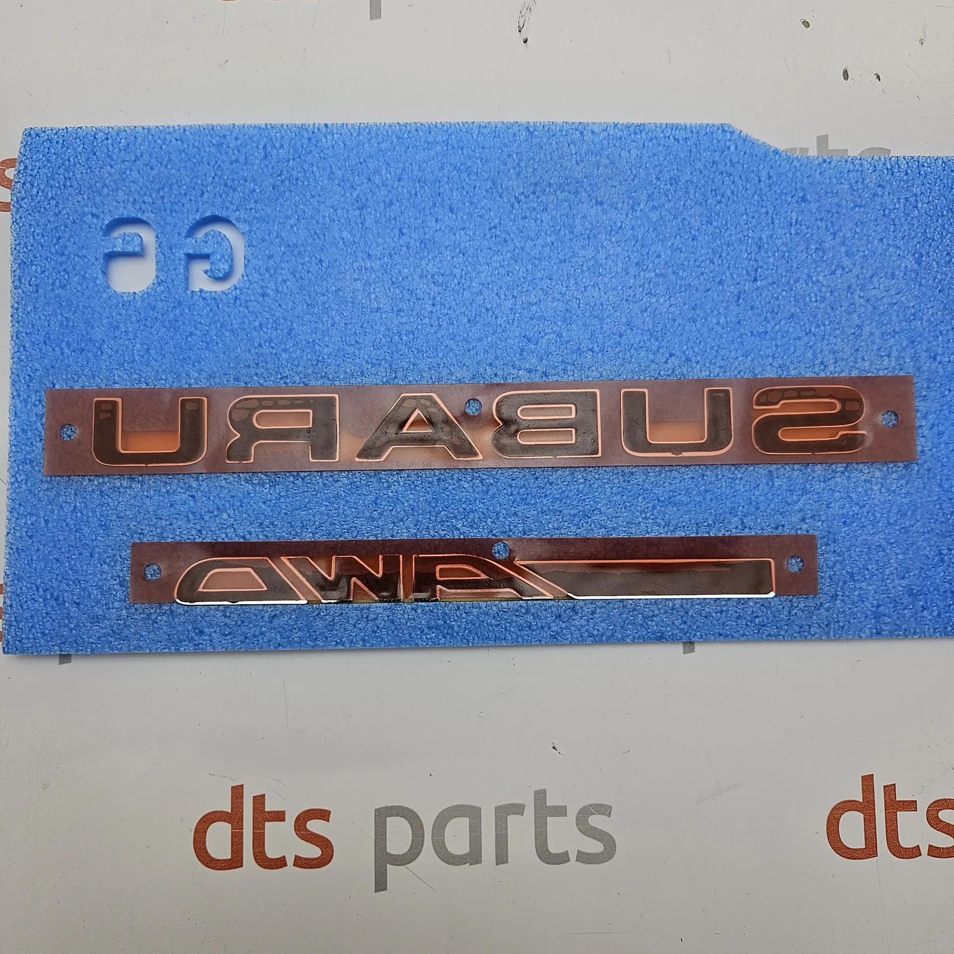 OEM Subaru 93079AN060 – Rear tailgate "SUBARU AWD" emblem badge