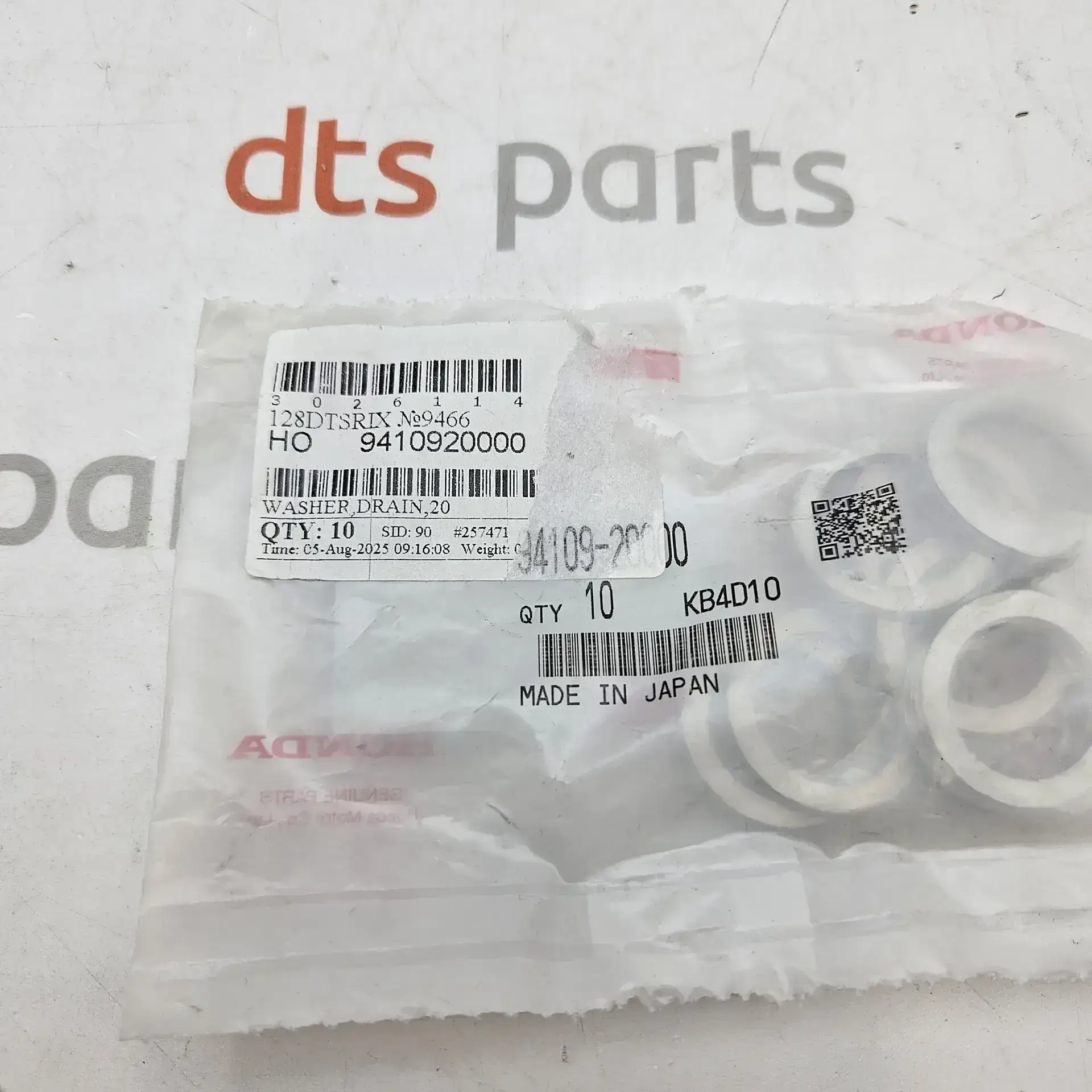 OEM Honda 9410920000 – Washer, drain plug