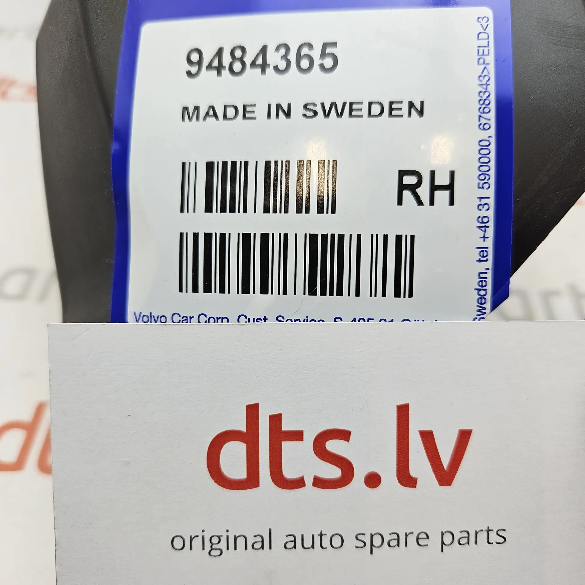 OEM Volvo 9484365 – Front bumper corner cover slide mounting bracket