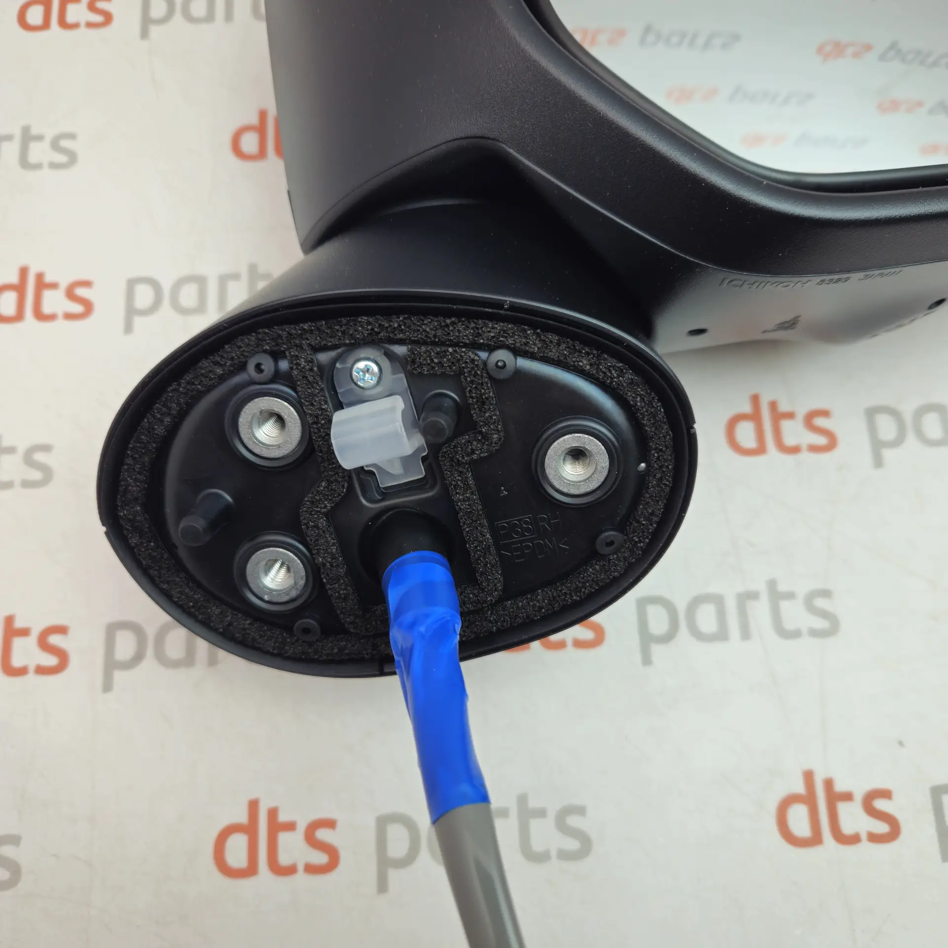 OEM Mitsubishi 96301W730P – Complete exterior door mirror assembly