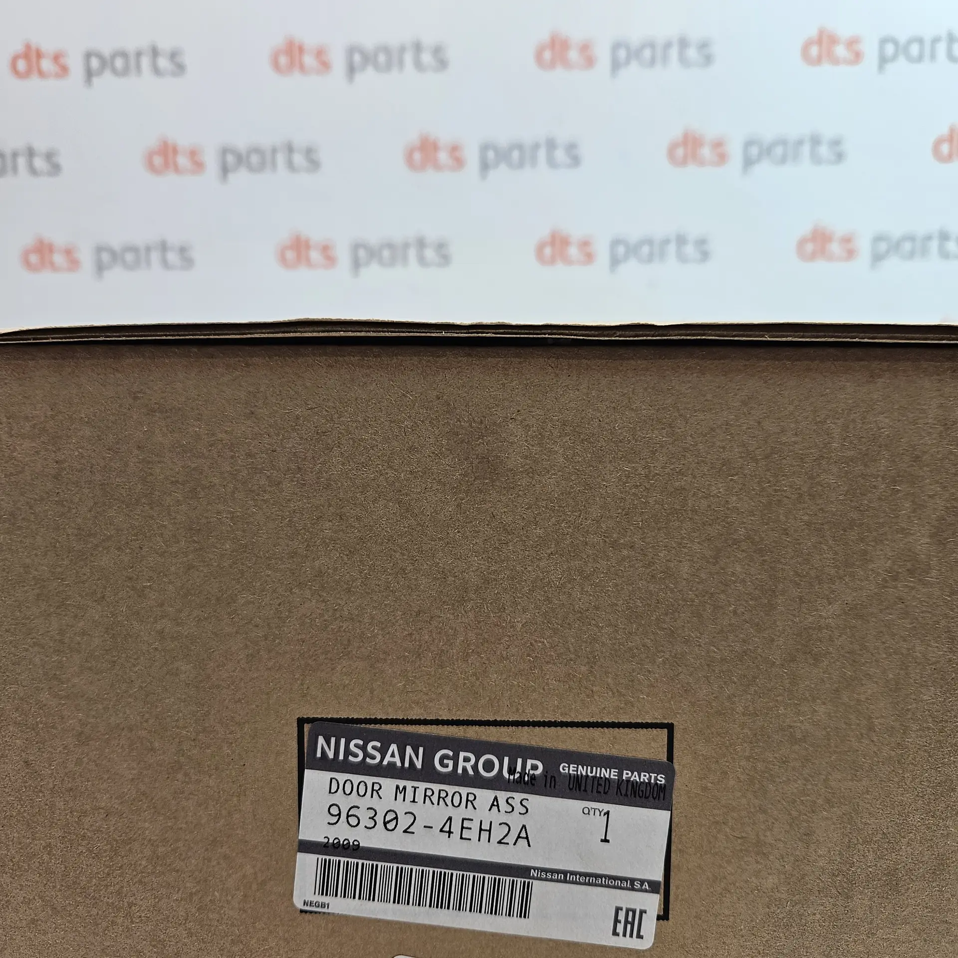 OEM Nissan 963024EH2A – Left door wing mirror assembly