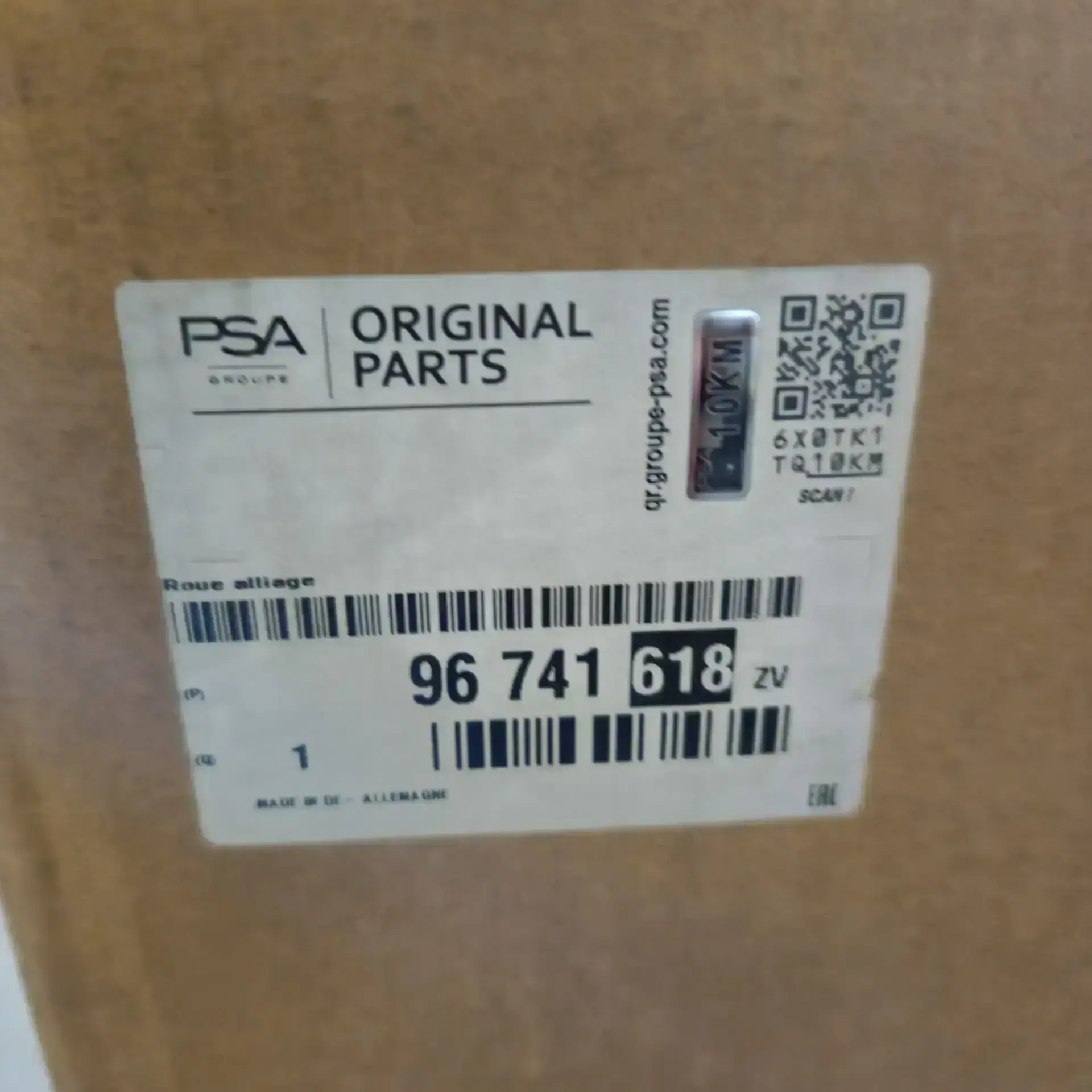 OEM Peugeot 96741618ZV – Alloy whell 19" STYLE 12