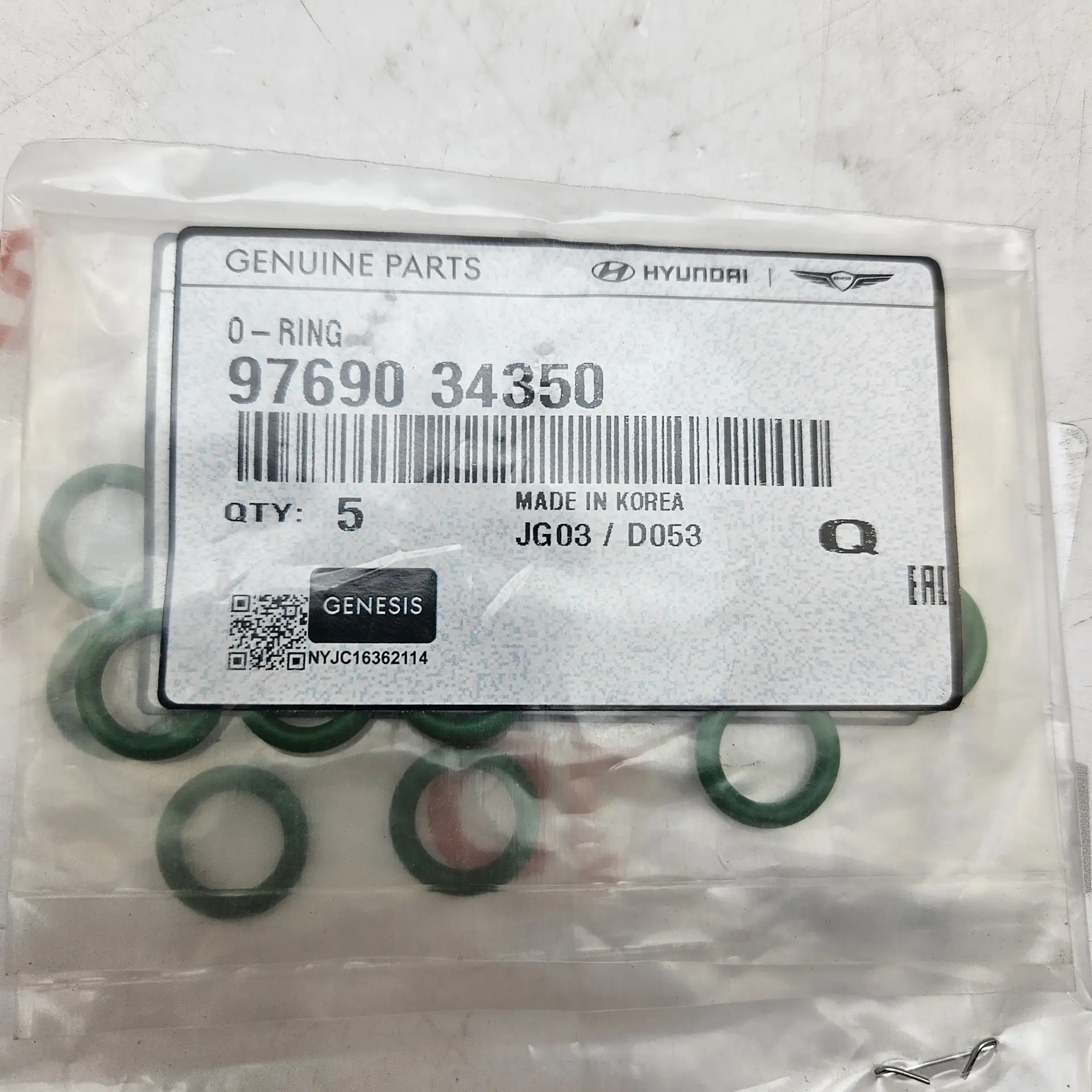 OEM Kia 9769034350 – O-ring