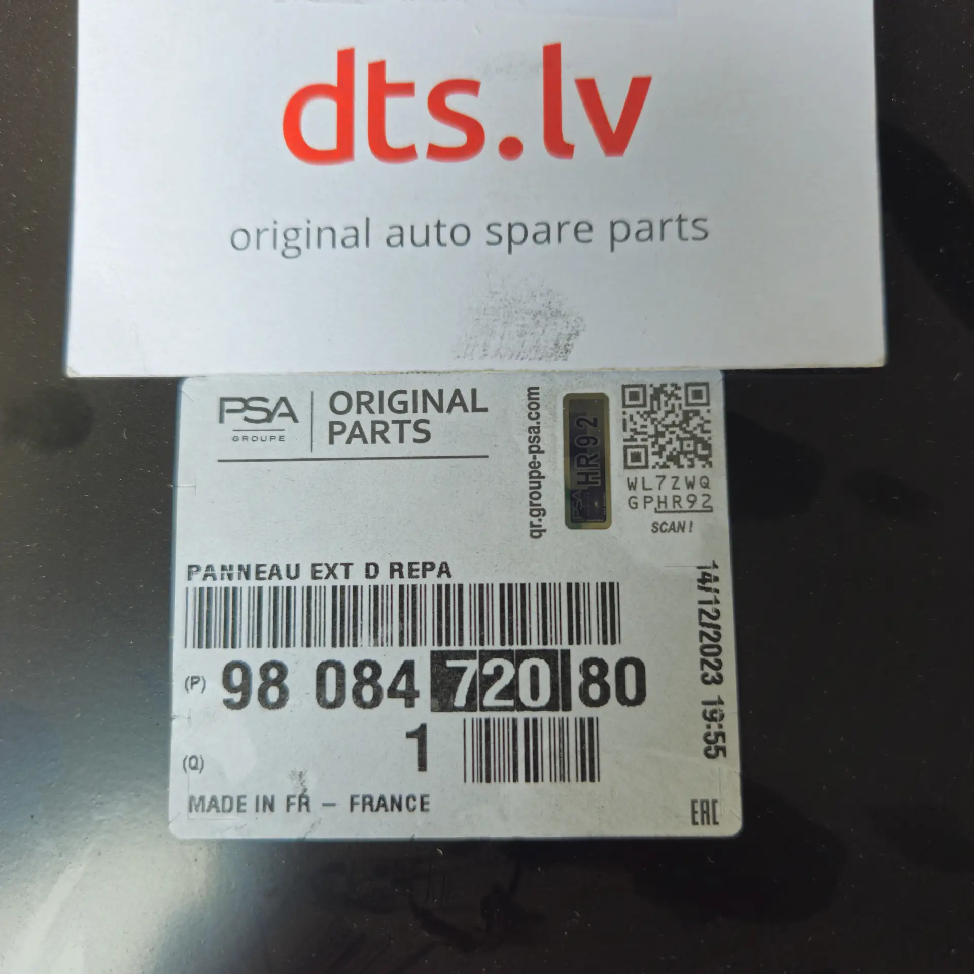 OEM PSA 9808472080 – Rear wing door outer panel
