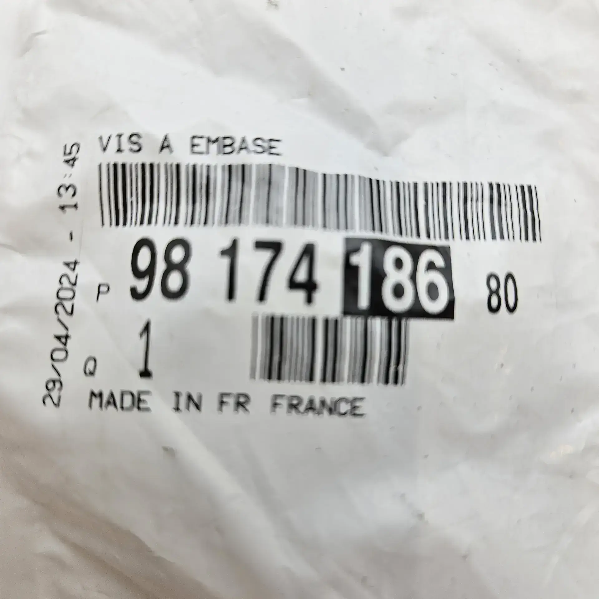 OEM PSA 9817418680 – Front subframe strengthener bolt