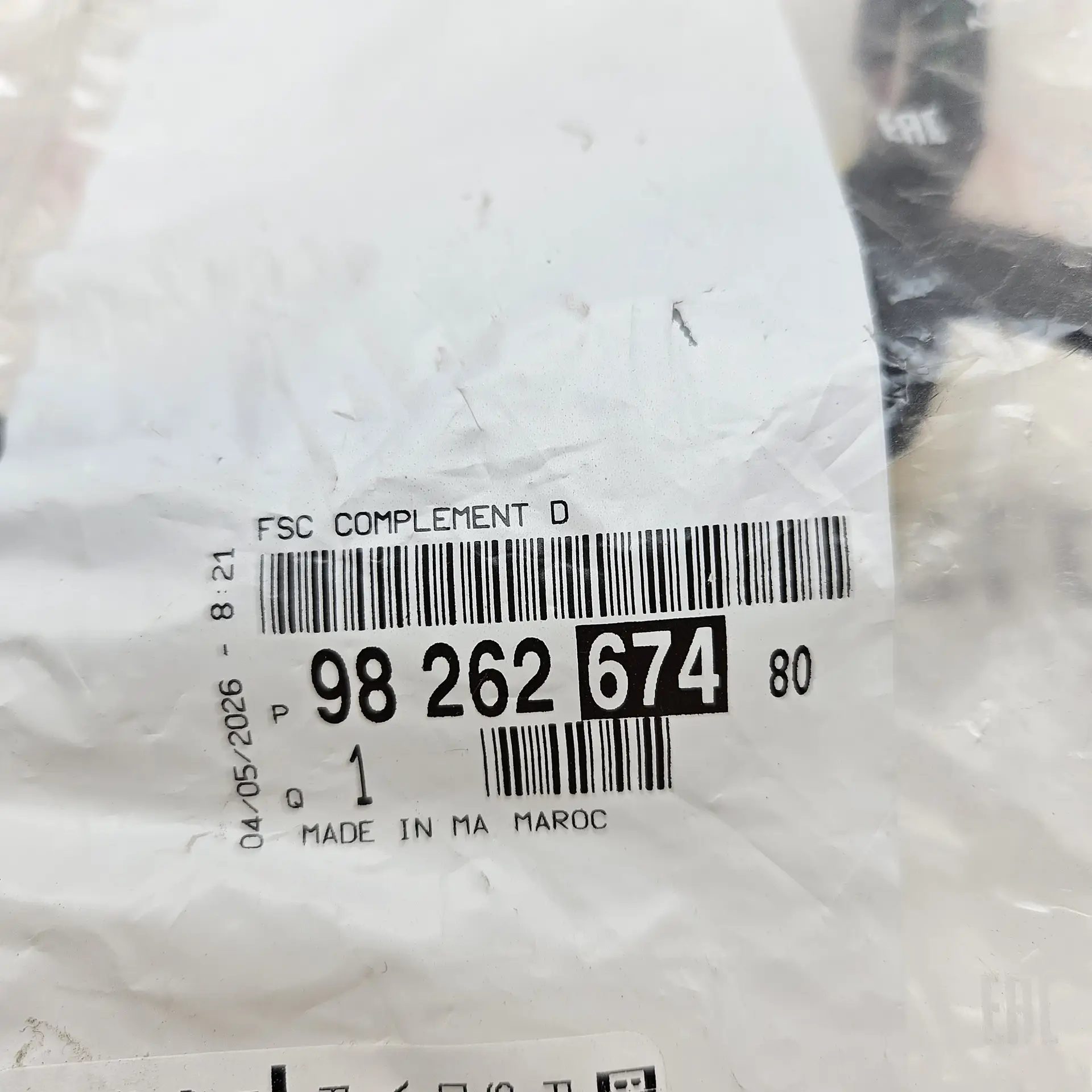 OEM PSA 9826267480 – Front headlight wiring harness