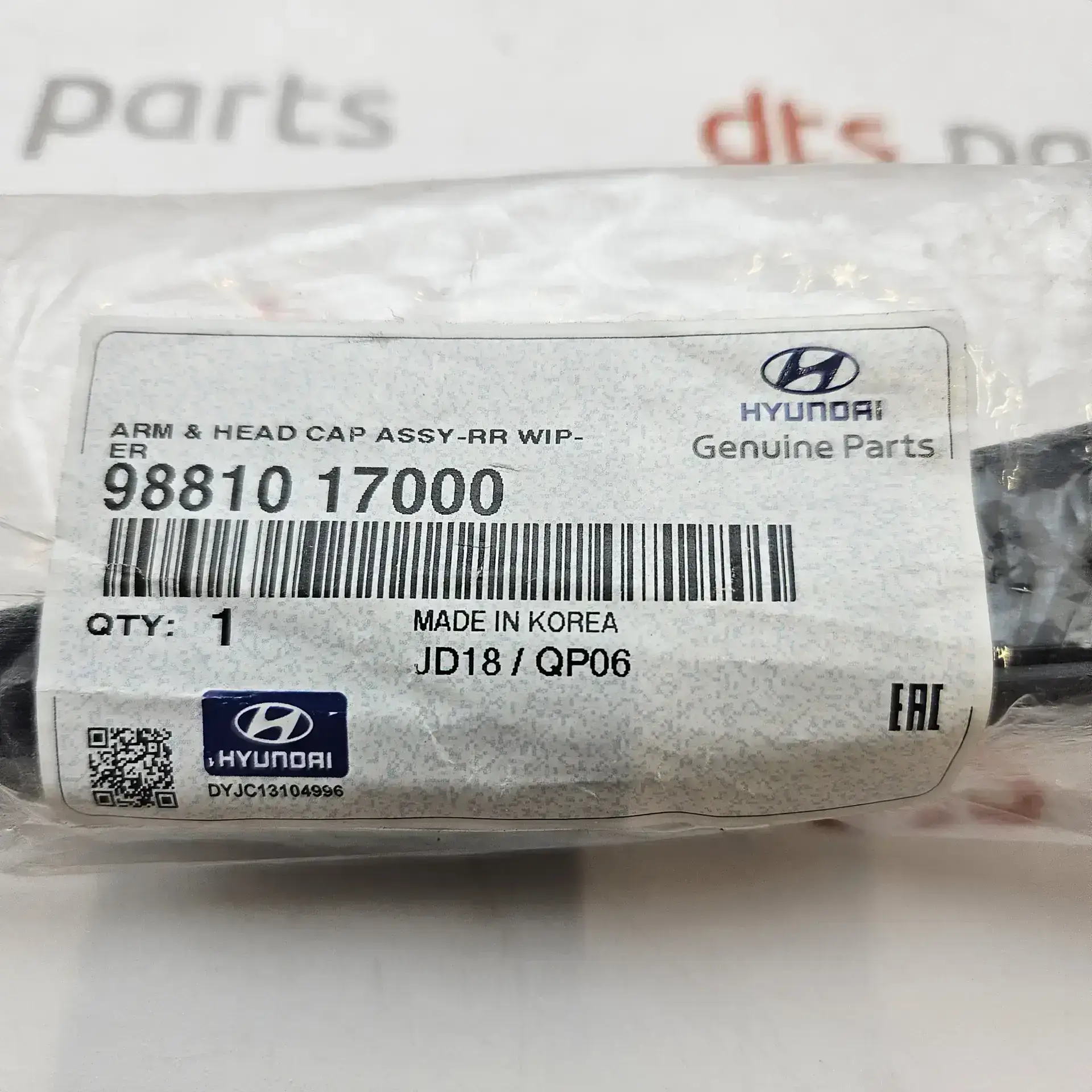 OEM Hyundai 9881017000 – Rear wiper arm