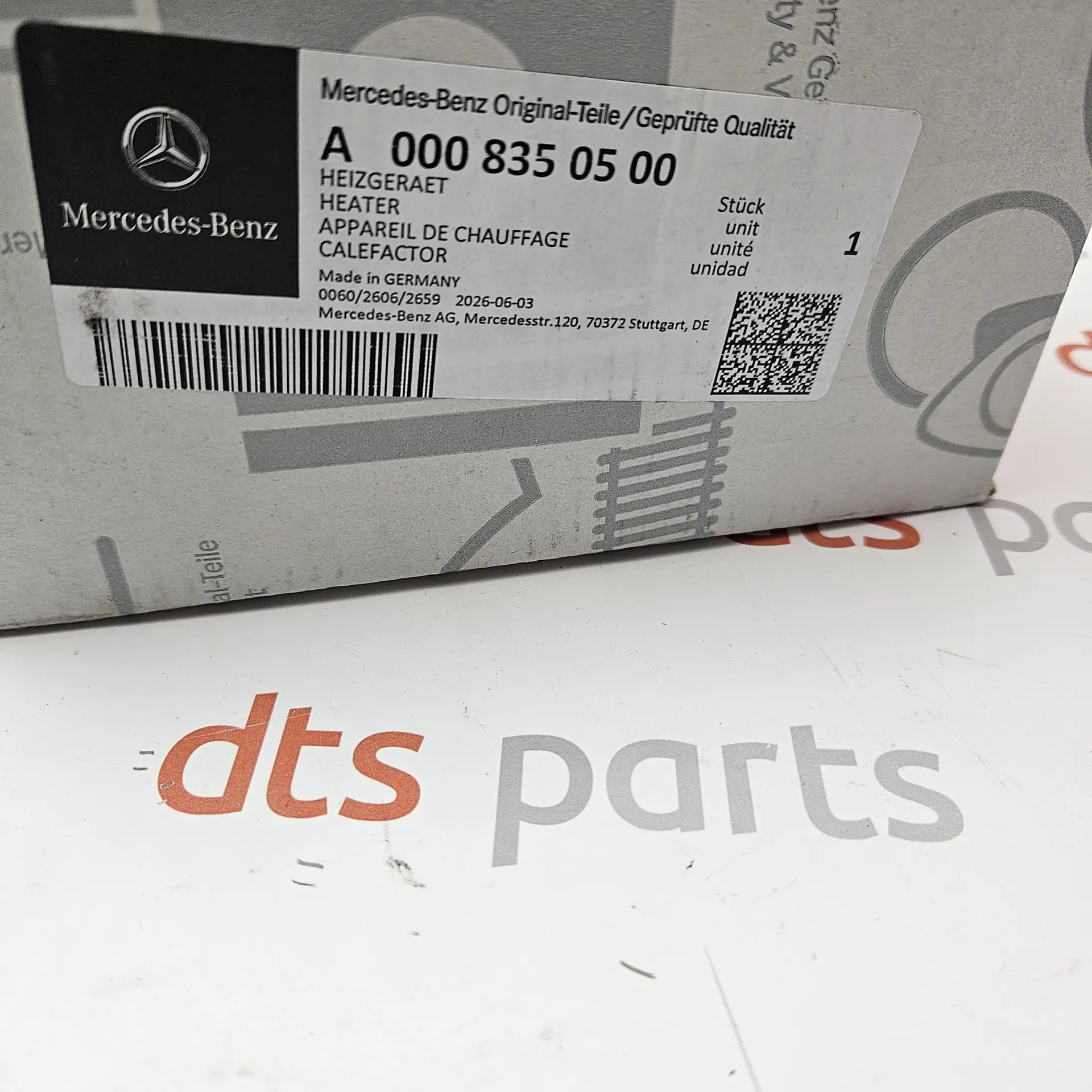 OEM Mercedes A0008350500 – Heat exchanger module