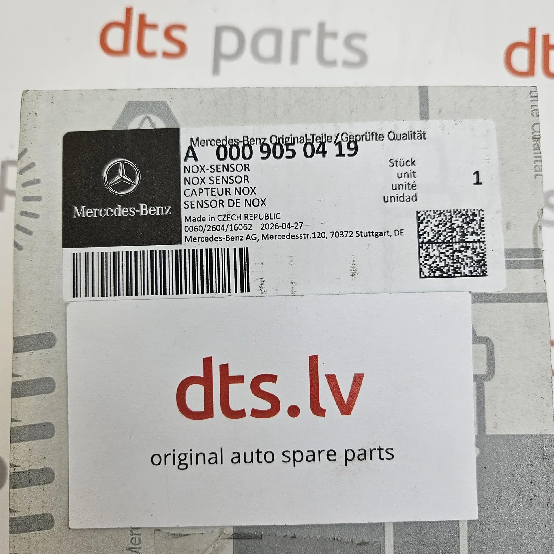 OEM Mercedes Benz A0009050419 – Nitrogen oxide sensor probe with electronic control unit