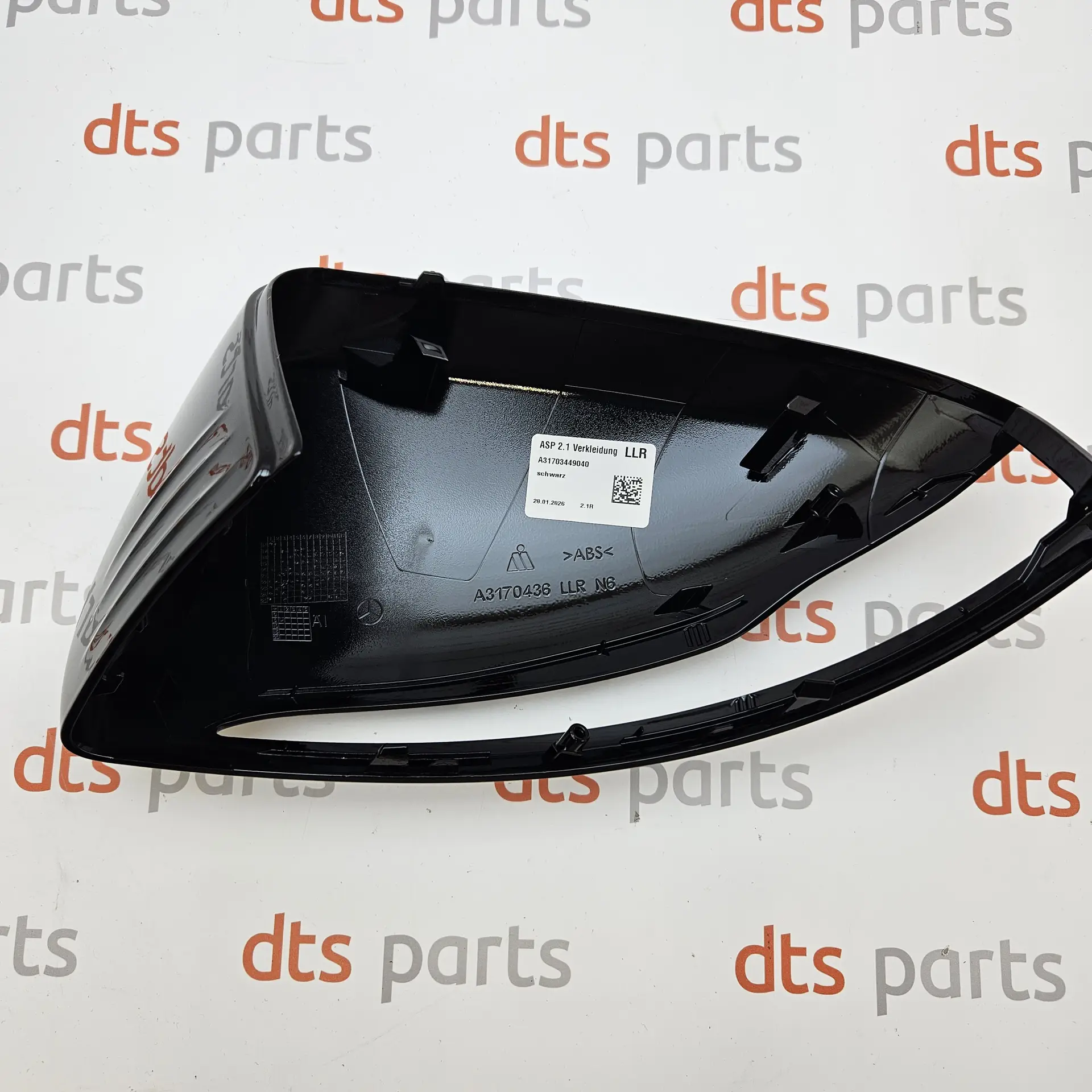 OEM Mercedes Benz A09981150009040 – Exterior side mirror cover housing cap right-hand side standard deep black